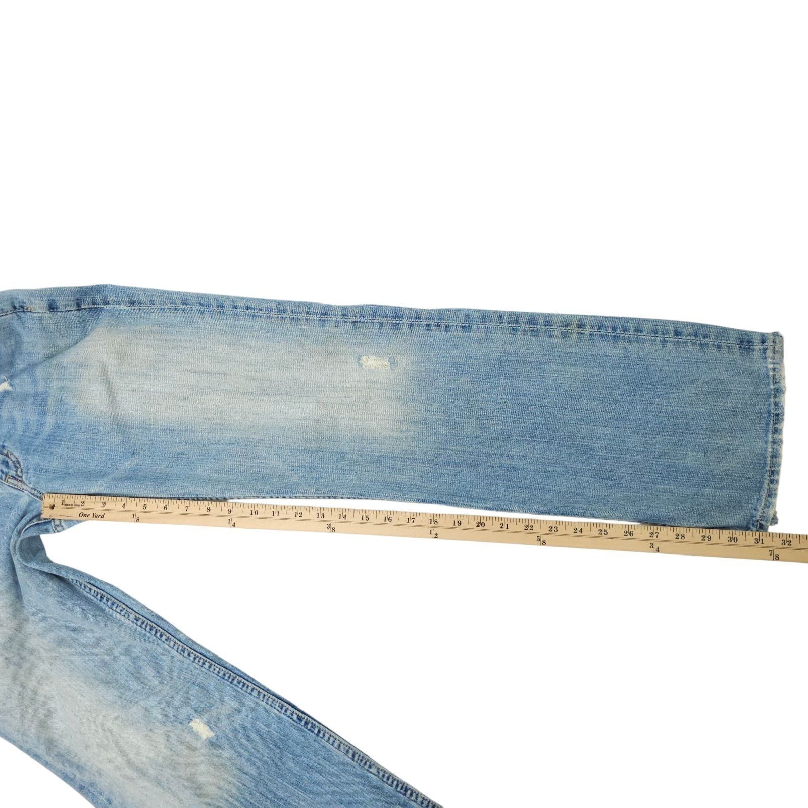 American Eagle Outfitters American Eagle Straight Leg Jeans 31x32 (Fit 31x31.5) Distre Size US 31 - 7 Thumbnail