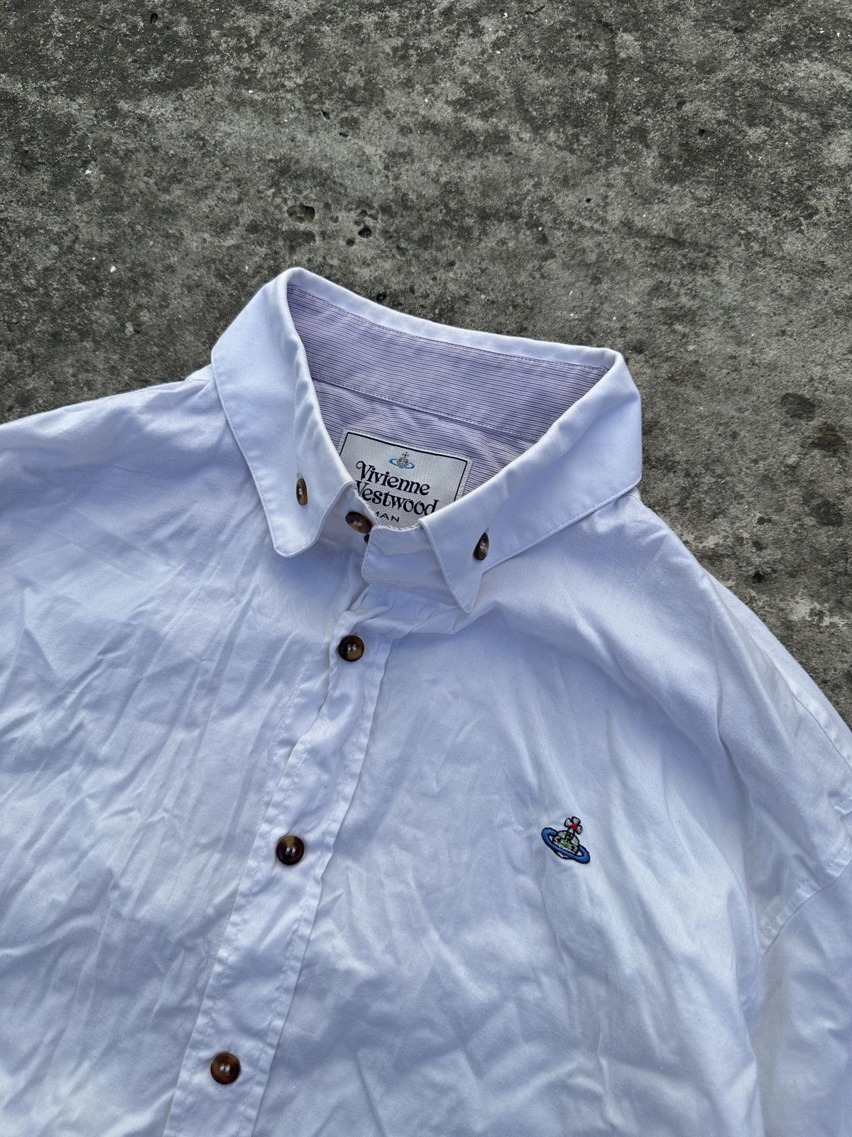Vivienne Westwood Y2K Vivienne Westwood Distressed Shirts Avant Garde Style XL Size US XL / EU 56 / 4 - 2 Thumbnail
