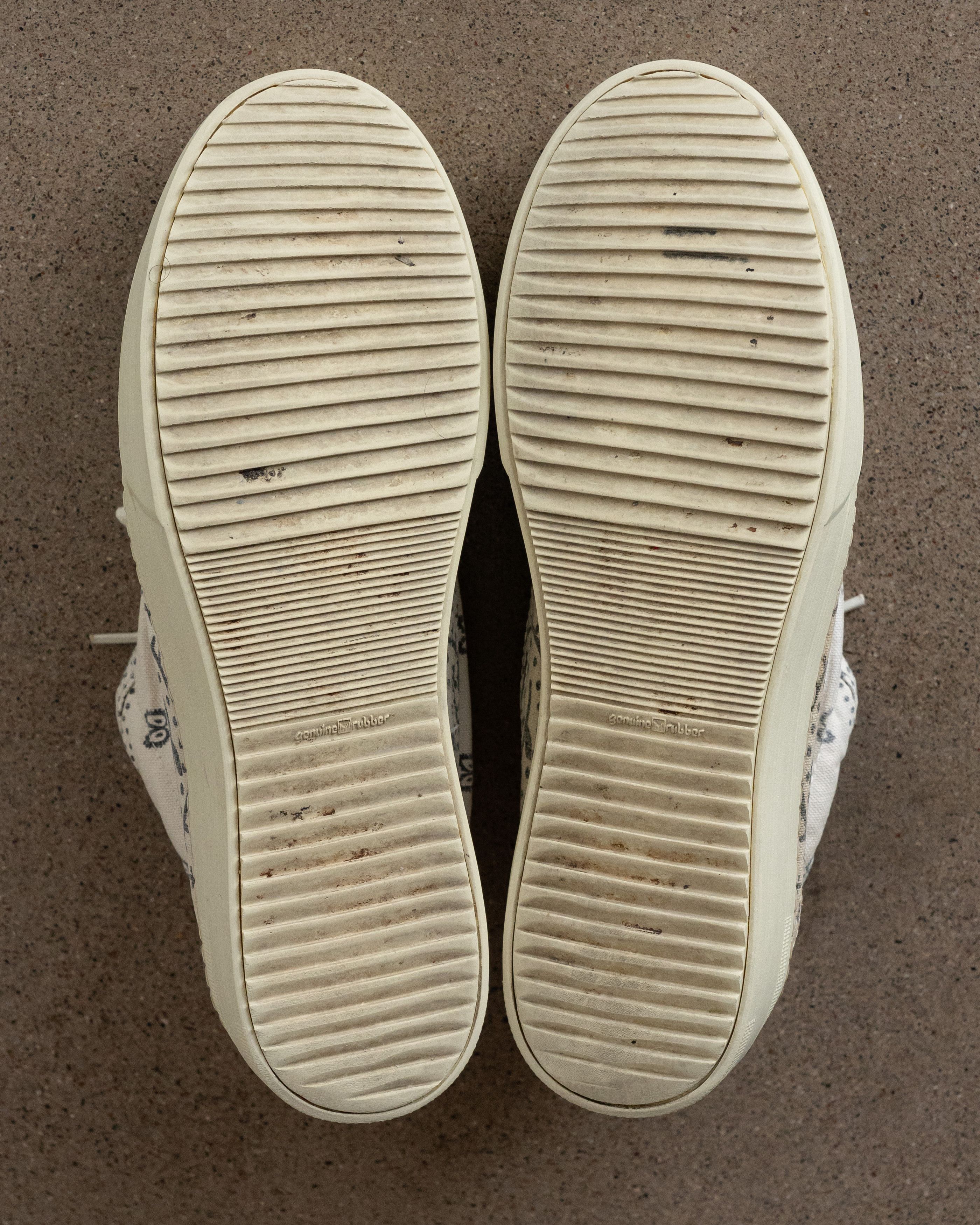 Rhude Rhude V2 Sneaker Bandana White Low Top Canvas Men's 10 Size US 10 / EU 43 - 8 Thumbnail