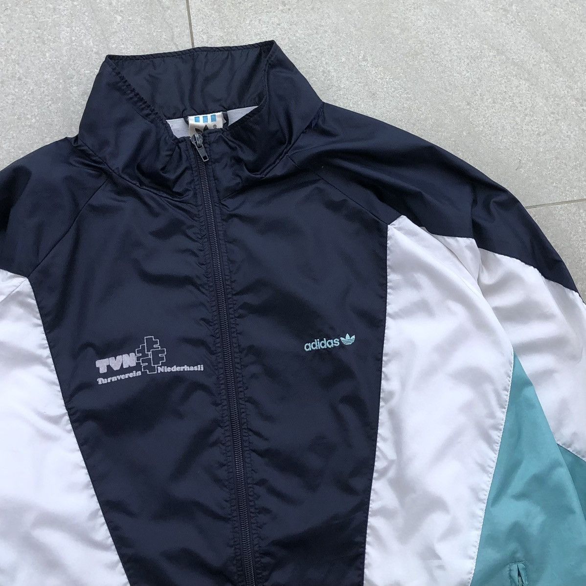 Adidas Vintage 90s Adidas Men’s Windbreaker Nylon Jacket Size US M / EU 48-50 / 2 - 4 Thumbnail