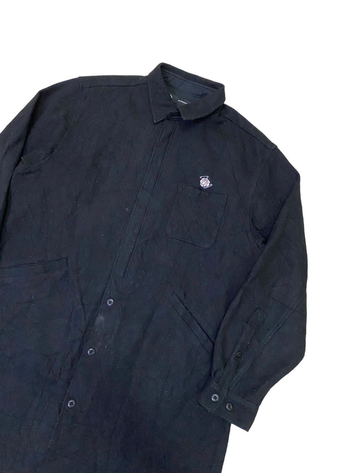 GU × Undercover 💥Undercover gu Knit Melton Long Shirt Size US L / EU 52-54 / 3 - 3 Thumbnail