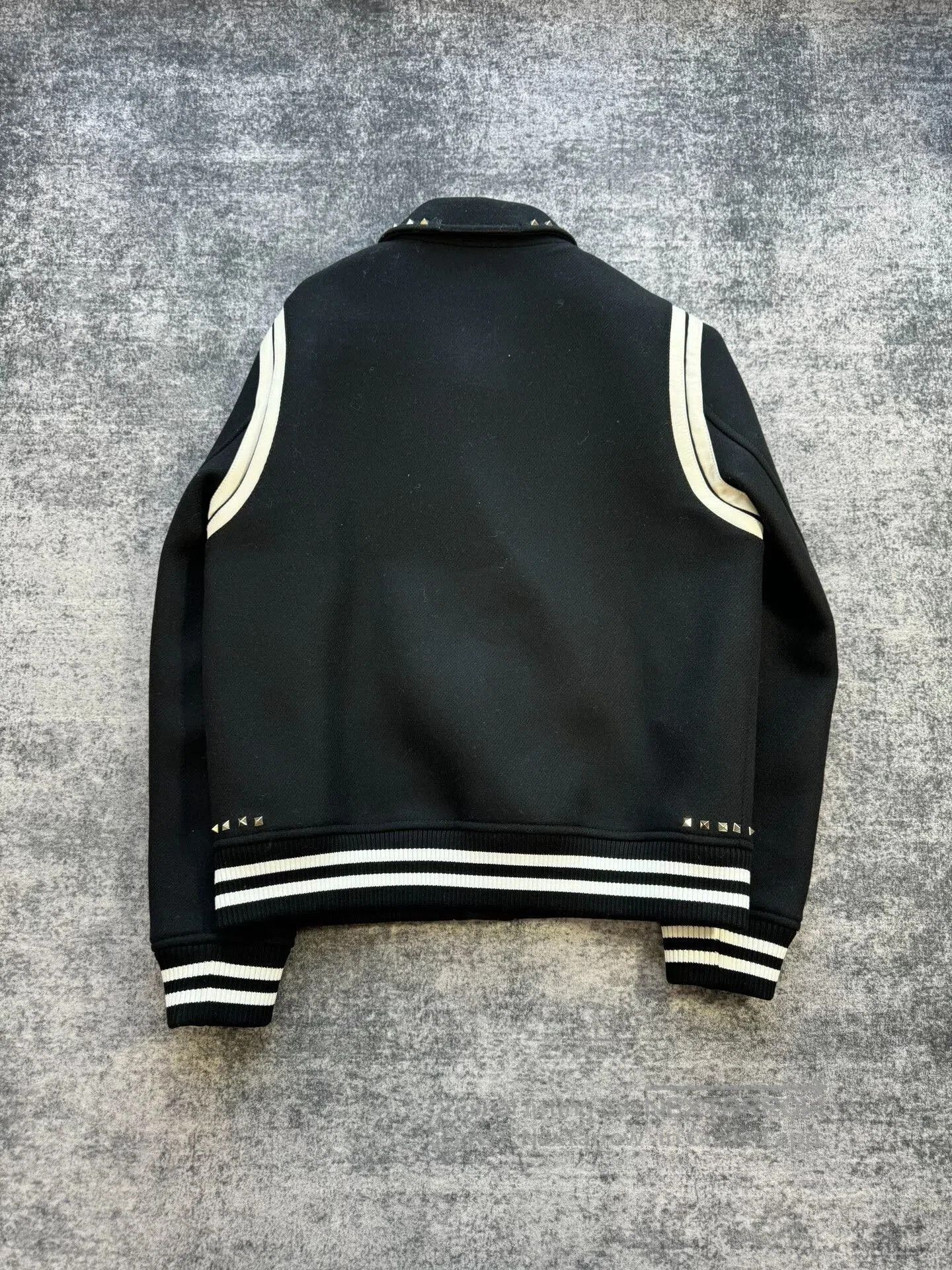 Valentino valentino black and white wool bomber jacket. Size US L / EU 52-54 / 3 - 2 Thumbnail