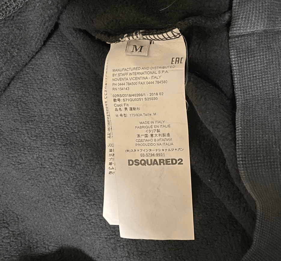 Dsquared2 DSQUARED2 black sweatshirt size M Size US M / EU 48-50 / 2 - 5 Thumbnail
