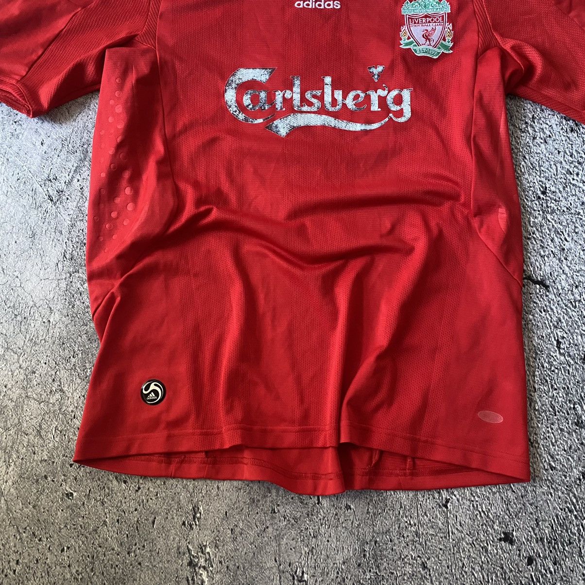 Adidas × Vintage Liverpool 2008/2009 AWAY SHIRT FOOTBALL SOCCER JERSEY ADIDAS Size US M / EU 48-50 / 2 - 3 Thumbnail