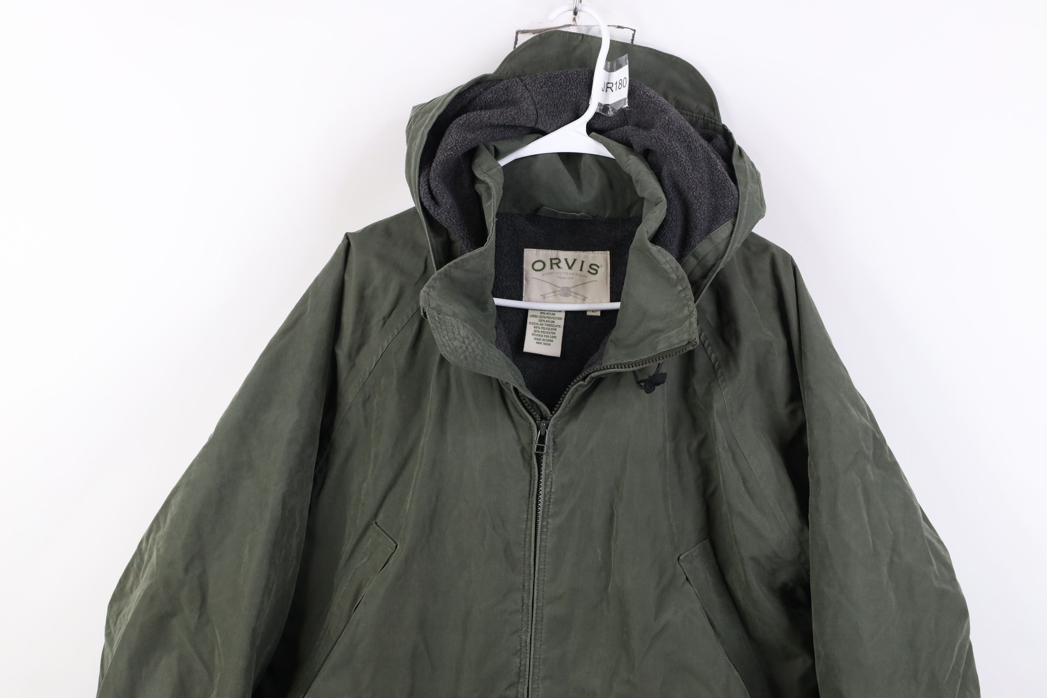 Orvis Vintage Orvis Fishing Lined Microfiber Hooded Parka Jacket Size US L / EU 52-54 / 3 - 2 Thumbnail