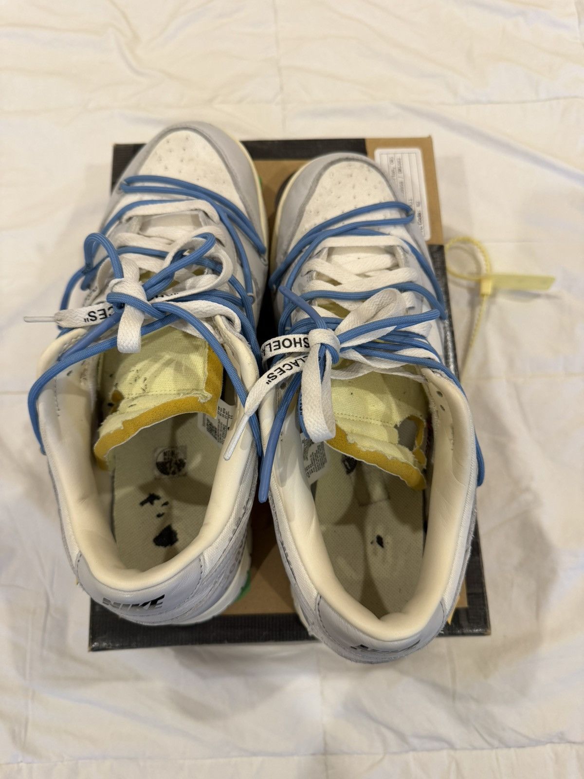 Nike × Off-White Nike Dunk Low Off-White Lot 5 size 11 Size US 11 / EU 44 - 3 Thumbnail
