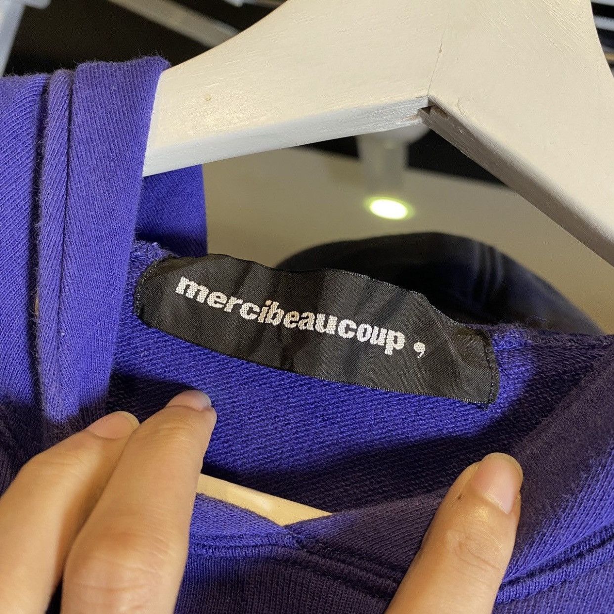 mercibeaucoup mercibeaucoup Japan Designer Hoodie – Oversized Fit Purple Size L / US 10 / IT 46 - 8 Thumbnail
