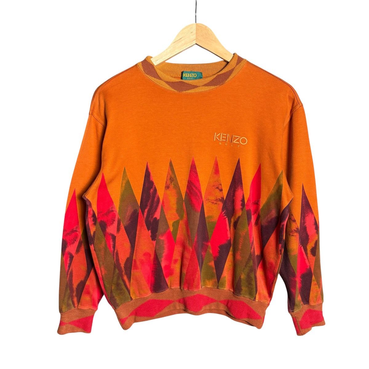 Kenzo Kenzo Golf Logo Graphic Sweatshirt / Vintage Japan Size US S / EU 44-46 / 1 - 1 Thumbnail
