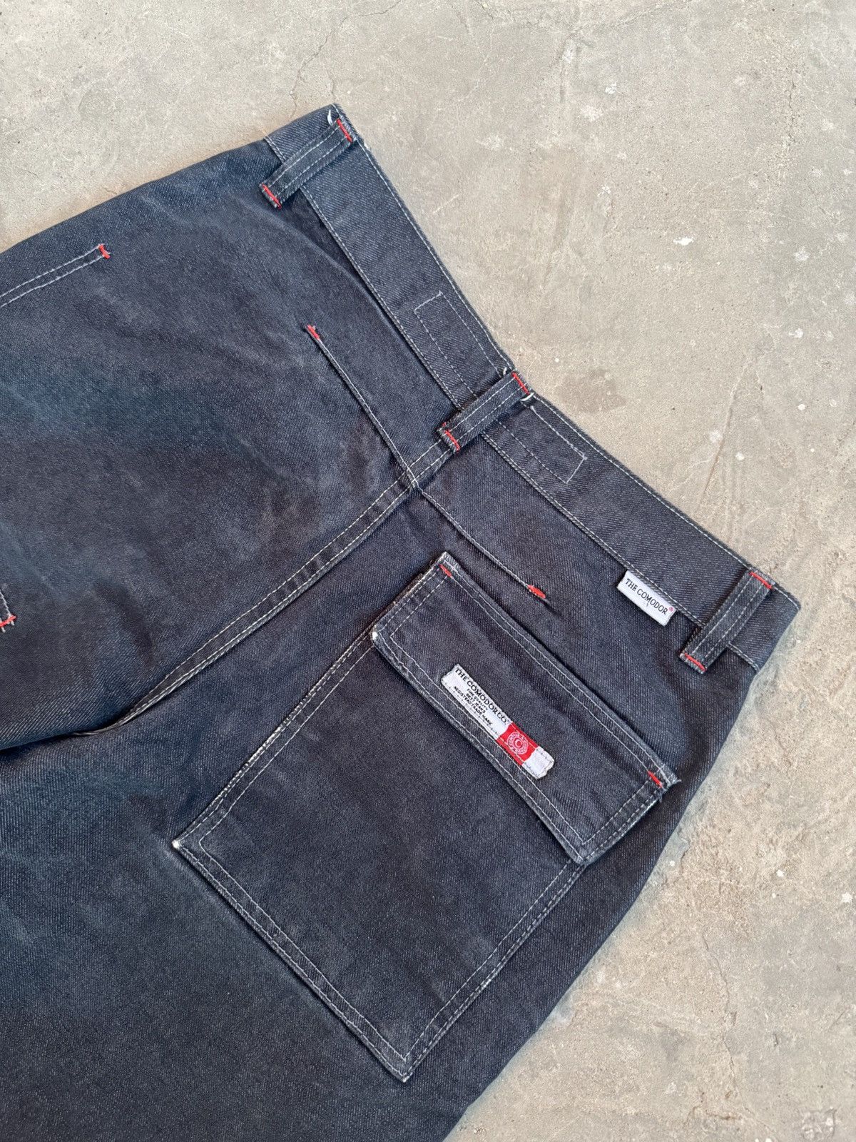 Japanese Brand × Vintage Vintage Workwear Baggy Double Knee Distressed Denim Pants Size US 32 / EU 48 - 8 Thumbnail