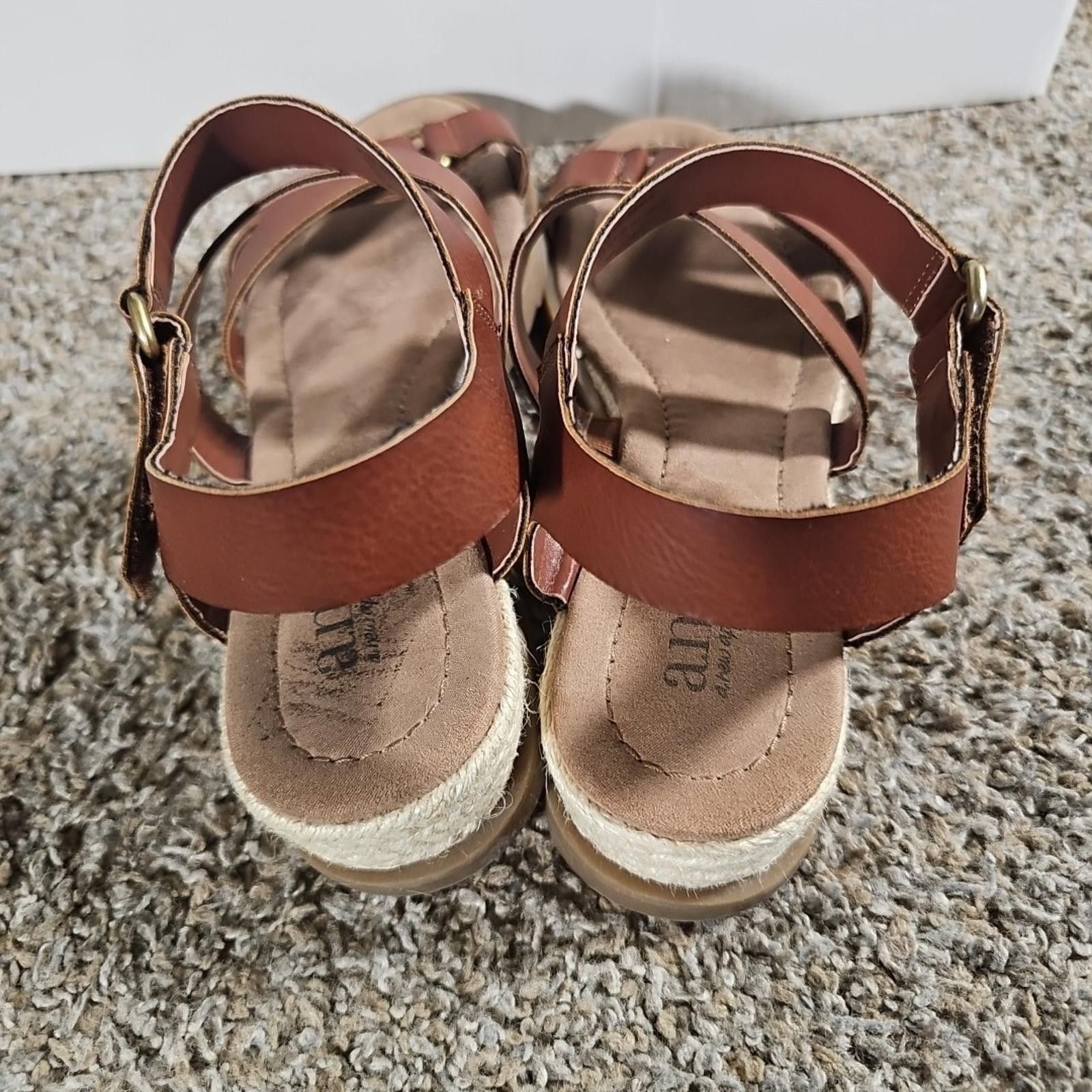 Analog A.n.a A New Approach Burbank Strap Sandals Brown 8.5 Size US 8.5 / IT 38.5 - 5 Thumbnail