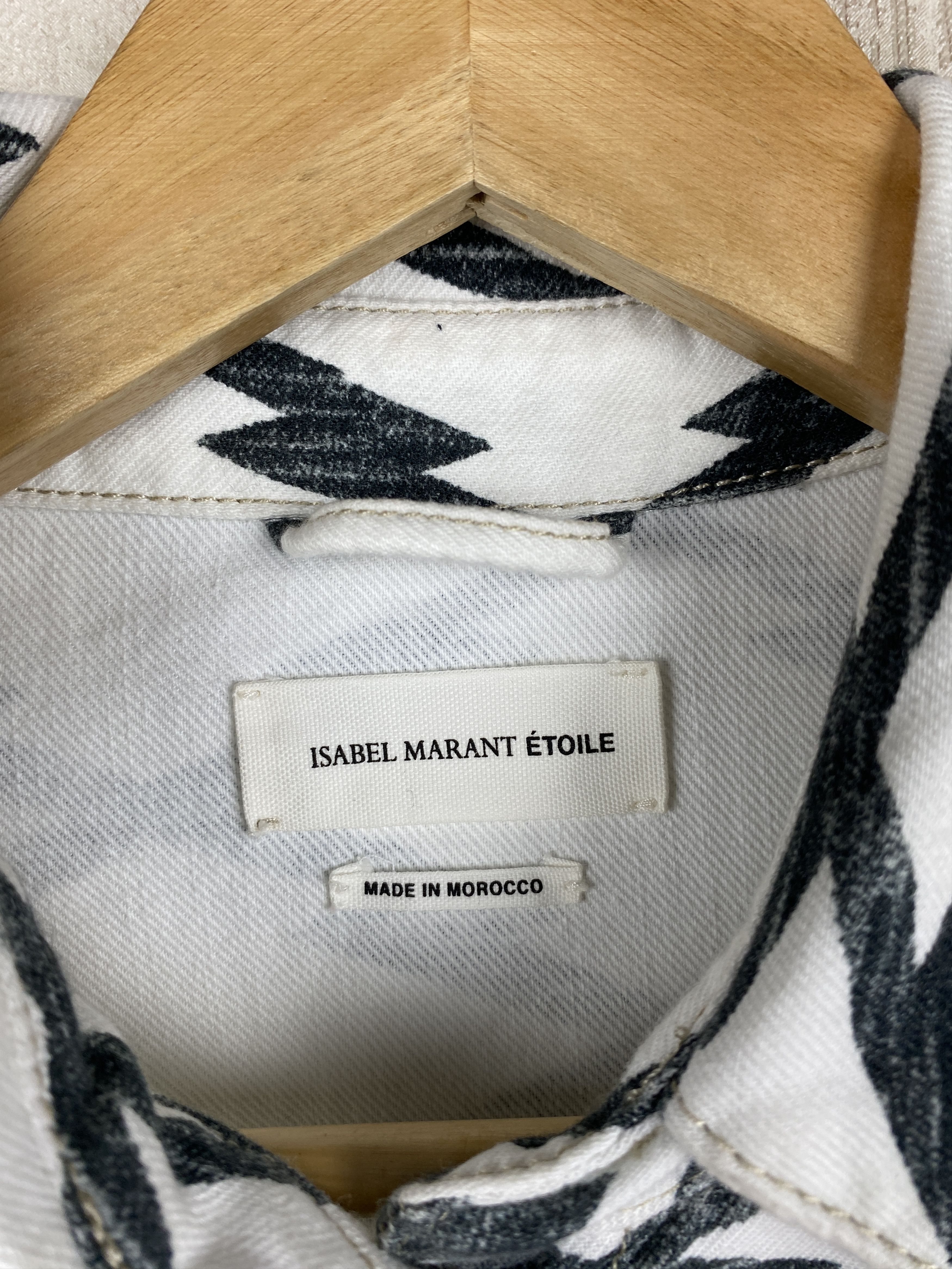 Isabel Marant Etoile Isabel Marant Etoile Cotton Grid Print Denim Jacket Size M / US 6-8 / IT 42-44 - 10 Thumbnail