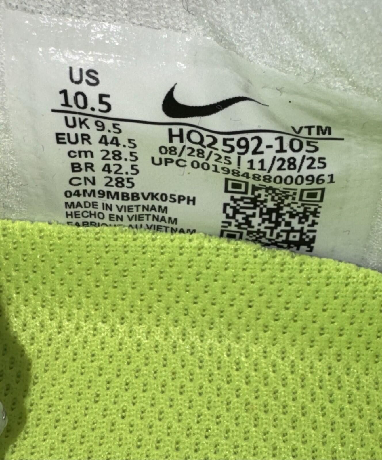 Nike Nike Air Zoom Pegasus Premium White Volt Black Size US 10.5 / EU 43-44 - 7 Thumbnail
