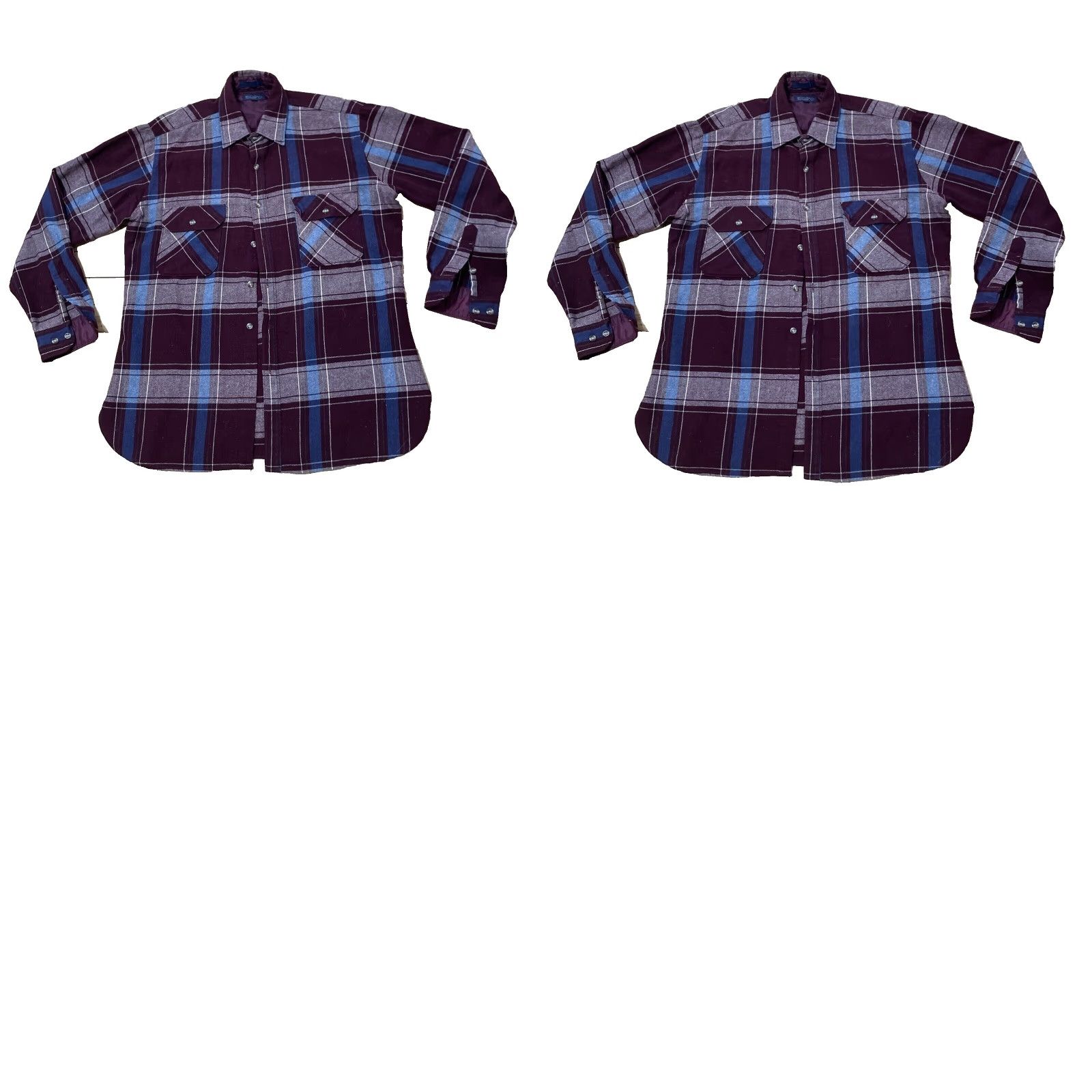 Vintage VINTAGE The Sundays Shirt Men L Plaid Flannel 80s 90s Button-Up Outdoor Purple-Red Collared Casual Size US L / EU 52-54 / 3 - 10 Thumbnail