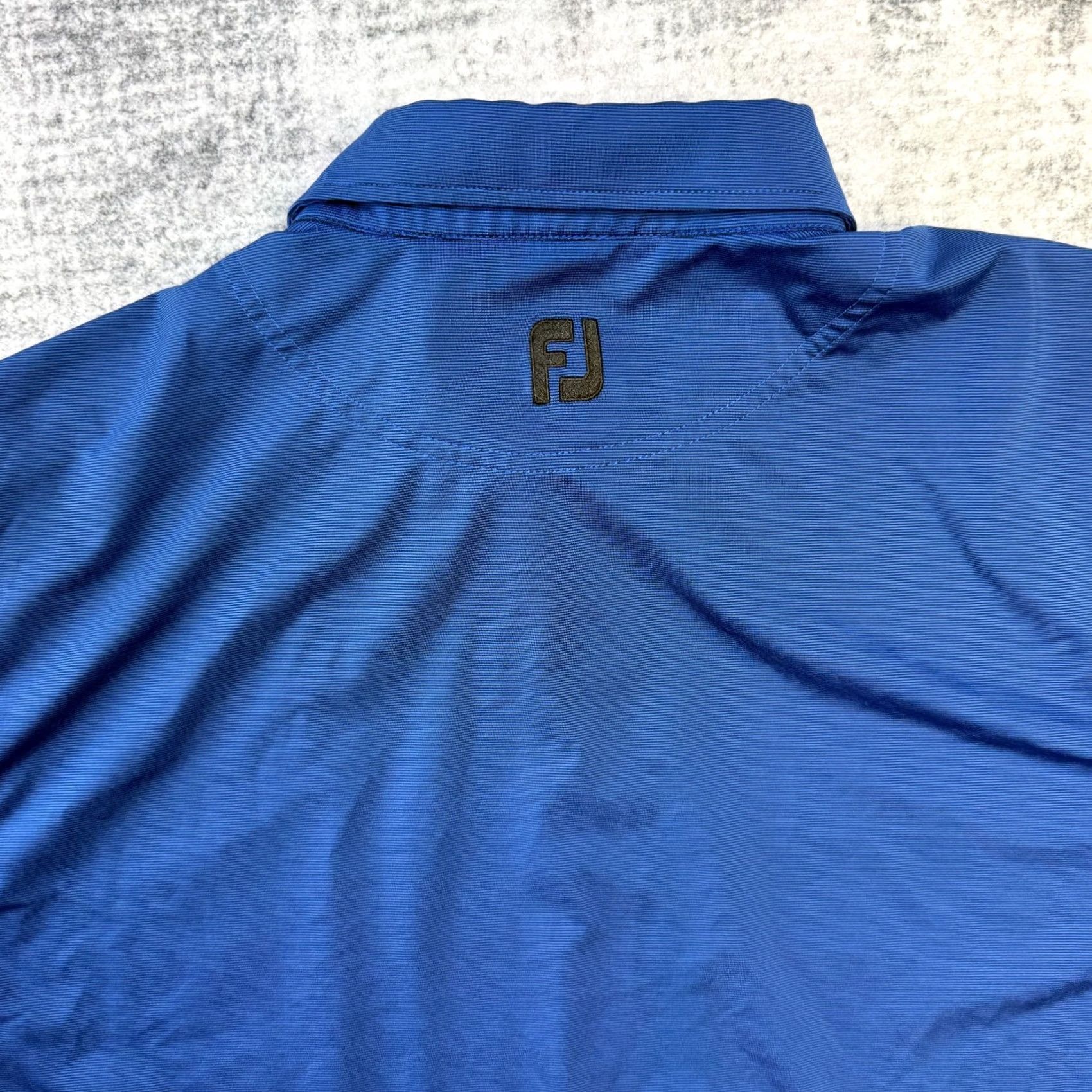 Footjoy FootJoy Polo Shirt Mens 2XL Striped Blue Polo Golf Performance Stretch Breathable Travel FJ Size US XXL / EU 58 / 5 - 5 Thumbnail