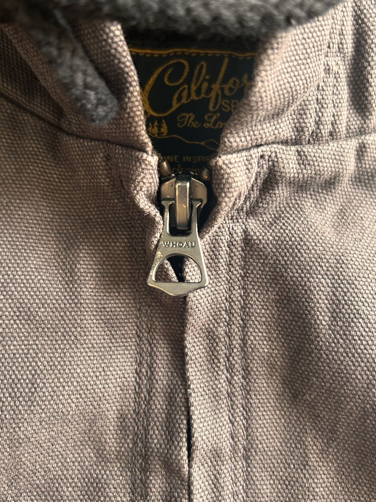 California Republic Bomber Hoodie Brown Jacket Size US M / EU 48-50 / 2 - 8 Thumbnail