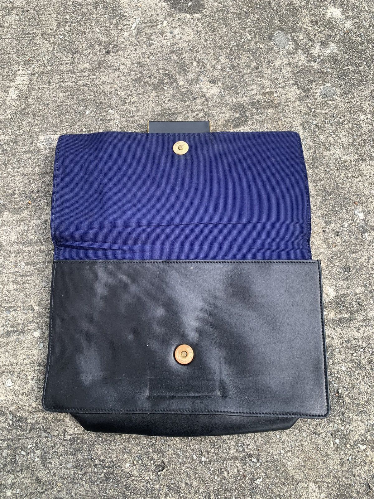 Designer × Leather Christian aujard leather hand carry bag Size ONE SIZE - 4 Thumbnail