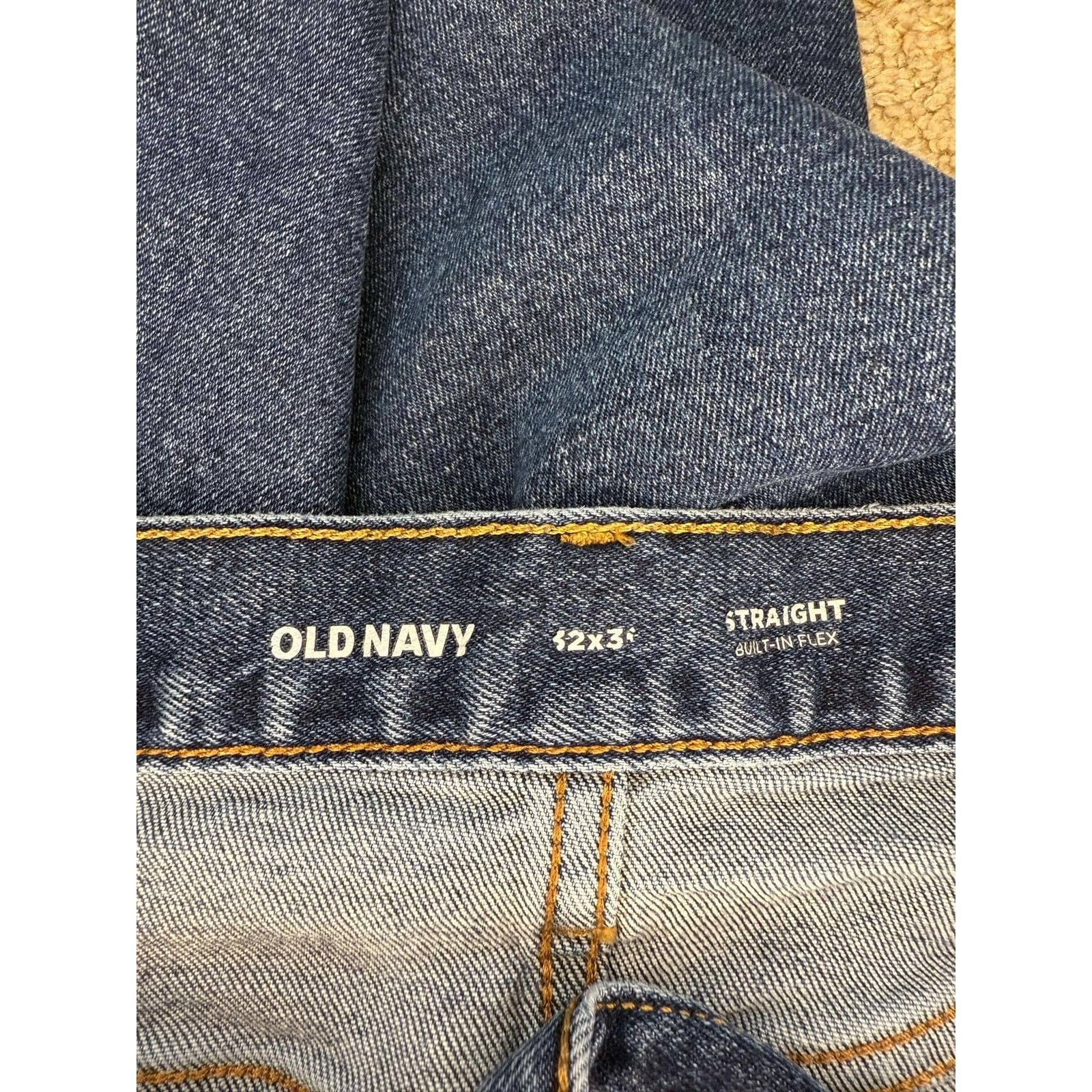 Old Navy Old Navy Built-In Flex Straight Jeans *LOT OF 2* Blue 32/30 Size US 32 / EU 48 - 11 Thumbnail