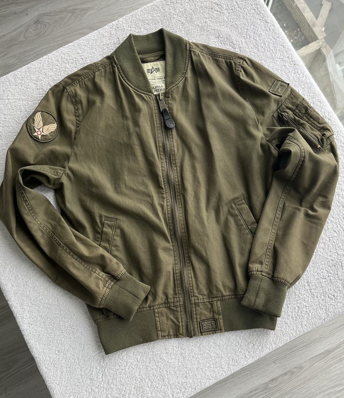 Vintage Vintage Alfa industries made in USA Size US S / EU 44-46 / 1 - 1 Thumbnail