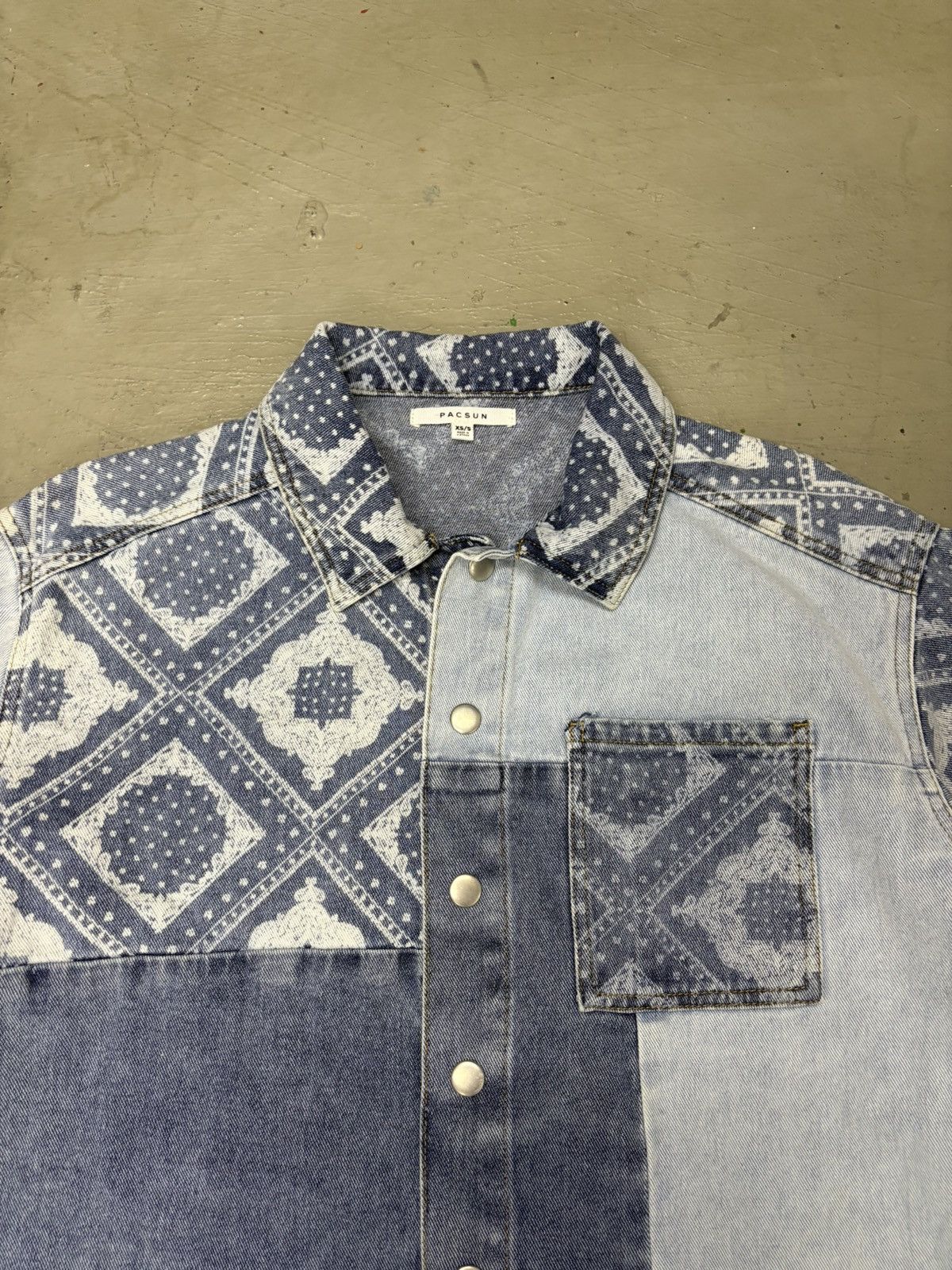 Pacsun Patchwork Kapital Style Inspired Bandana Jacket by Pacsun Size US S / EU 44-46 / 1 - 7 Thumbnail