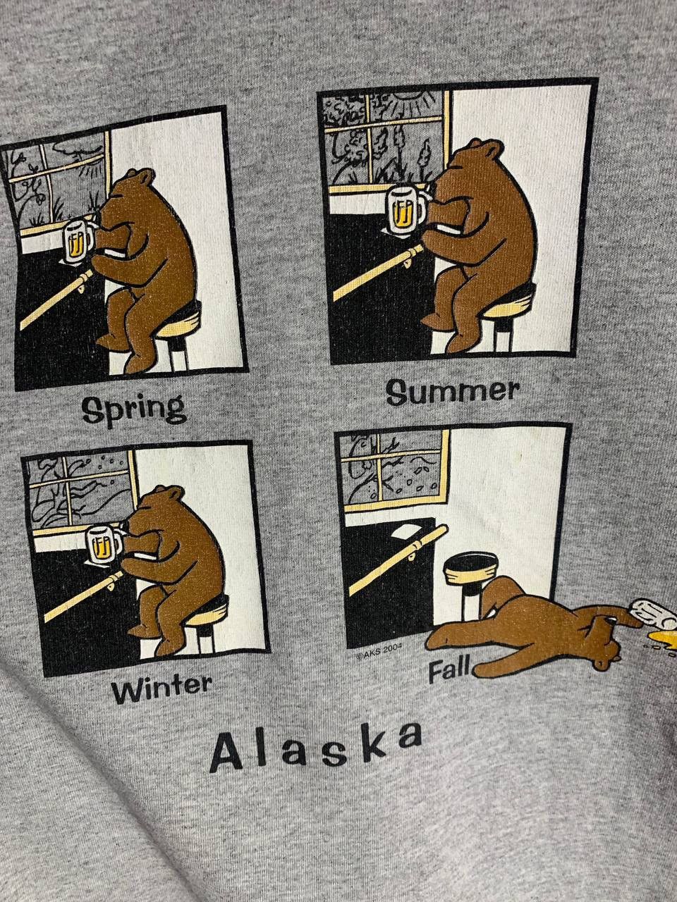 Cartoon Network VERY RARE ALASKA HUMOR T-SHIRT VINTAGE RETRO USA Y2K 90s SK8 Size US M / EU 48-50 / 2 - 3 Thumbnail
