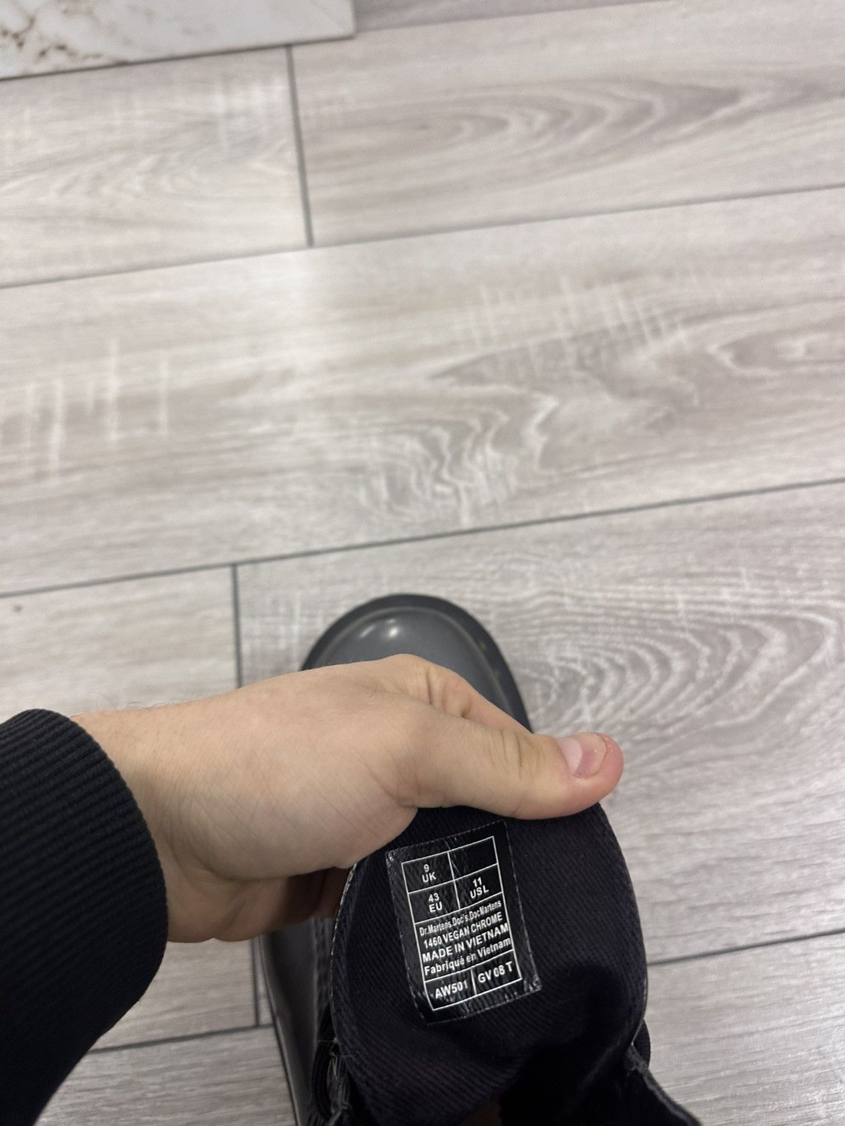 Dr. Martens Dr.Martens 1460 Vegan Chrome Boots Size US 9 / EU 42 - 6 Thumbnail