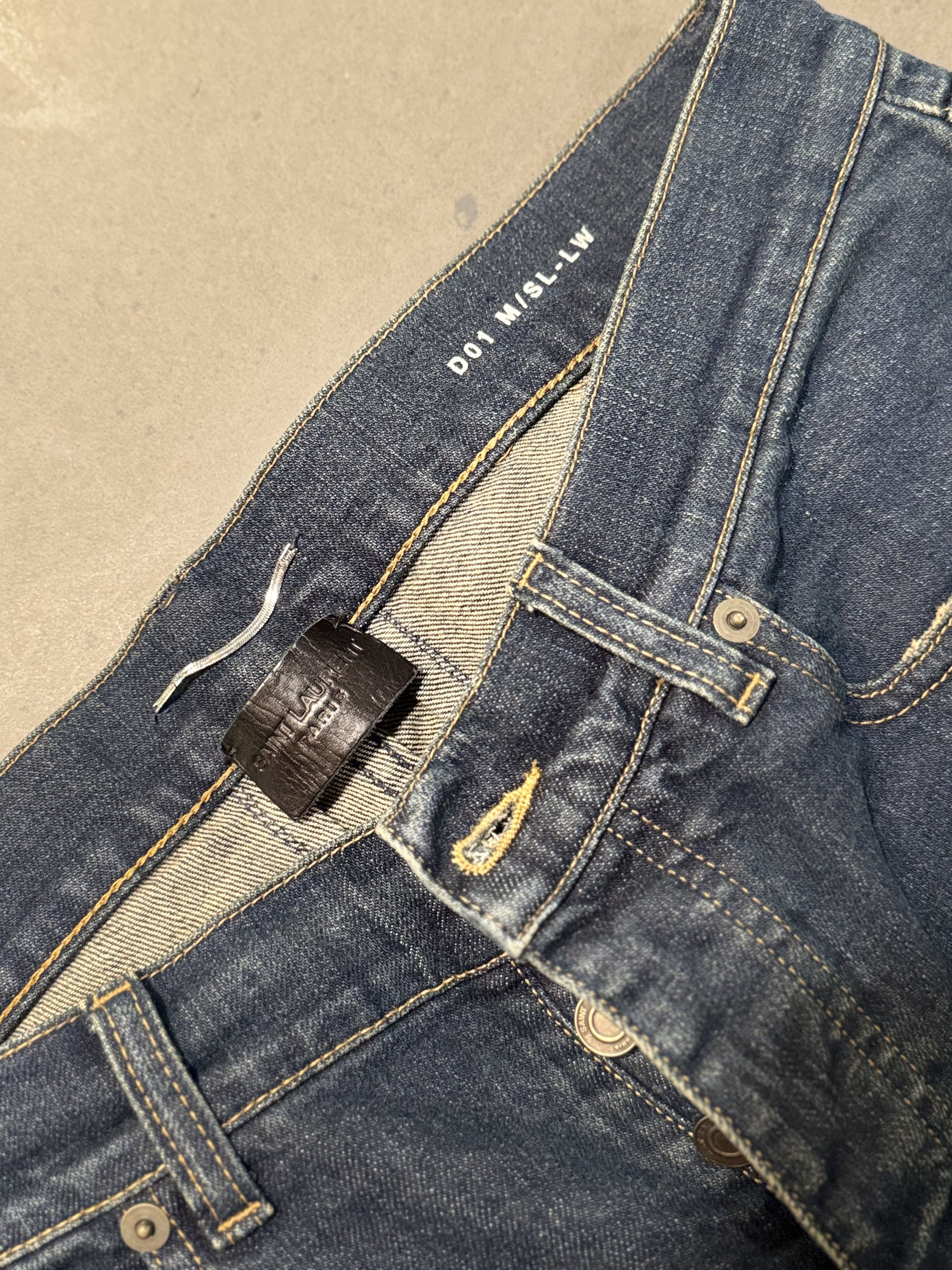 Saint Laurent Paris Saint Laurent Classic Indigo Denim Size US 32 / EU 48 - 6 Thumbnail