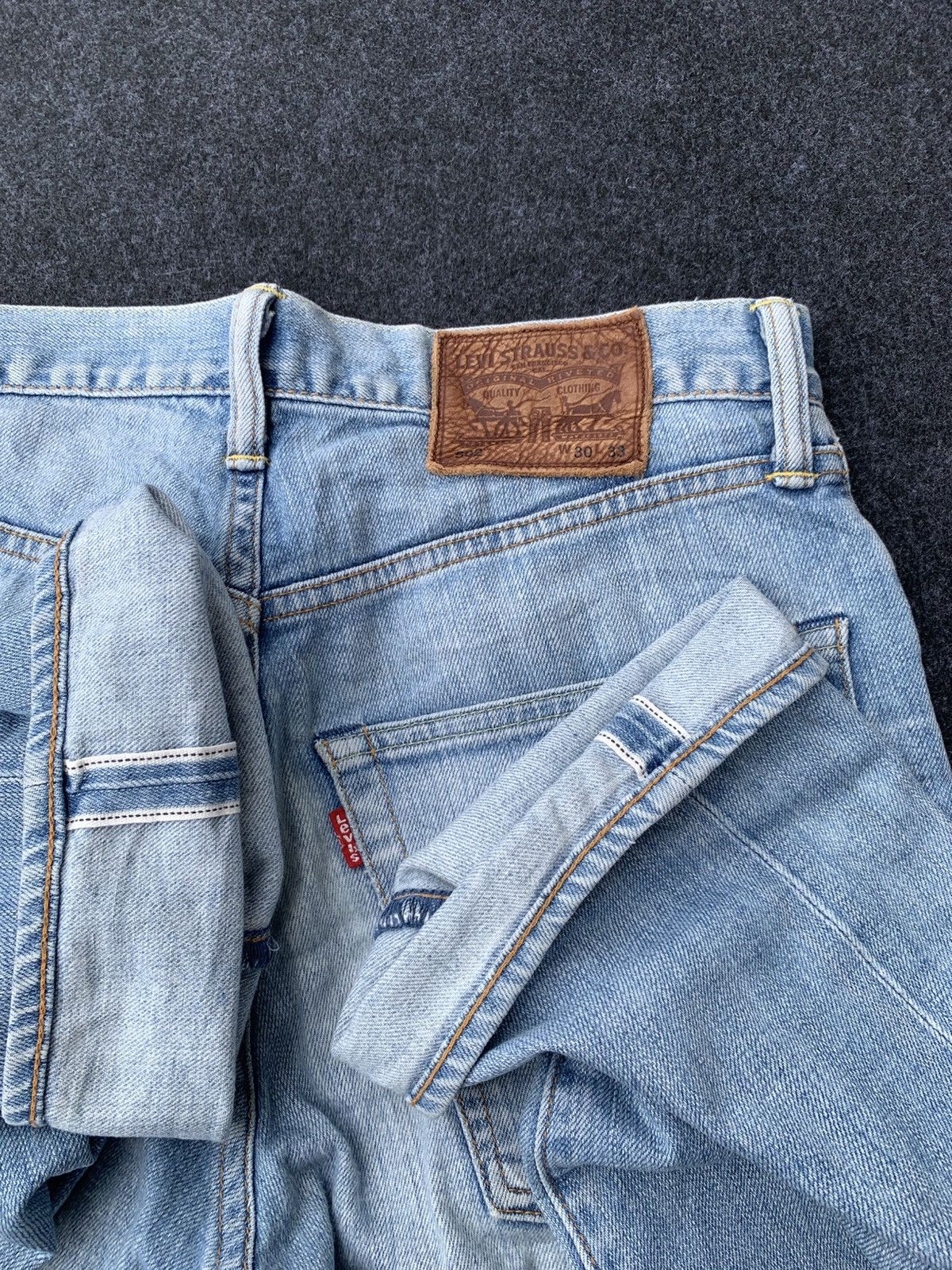 Levi's Vintage Clothing LEVI'S 502 SELVEDGE.MADE IN JAPAN 🇯🇵🇯🇵. Size US 30 / EU 46 - 3 Thumbnail