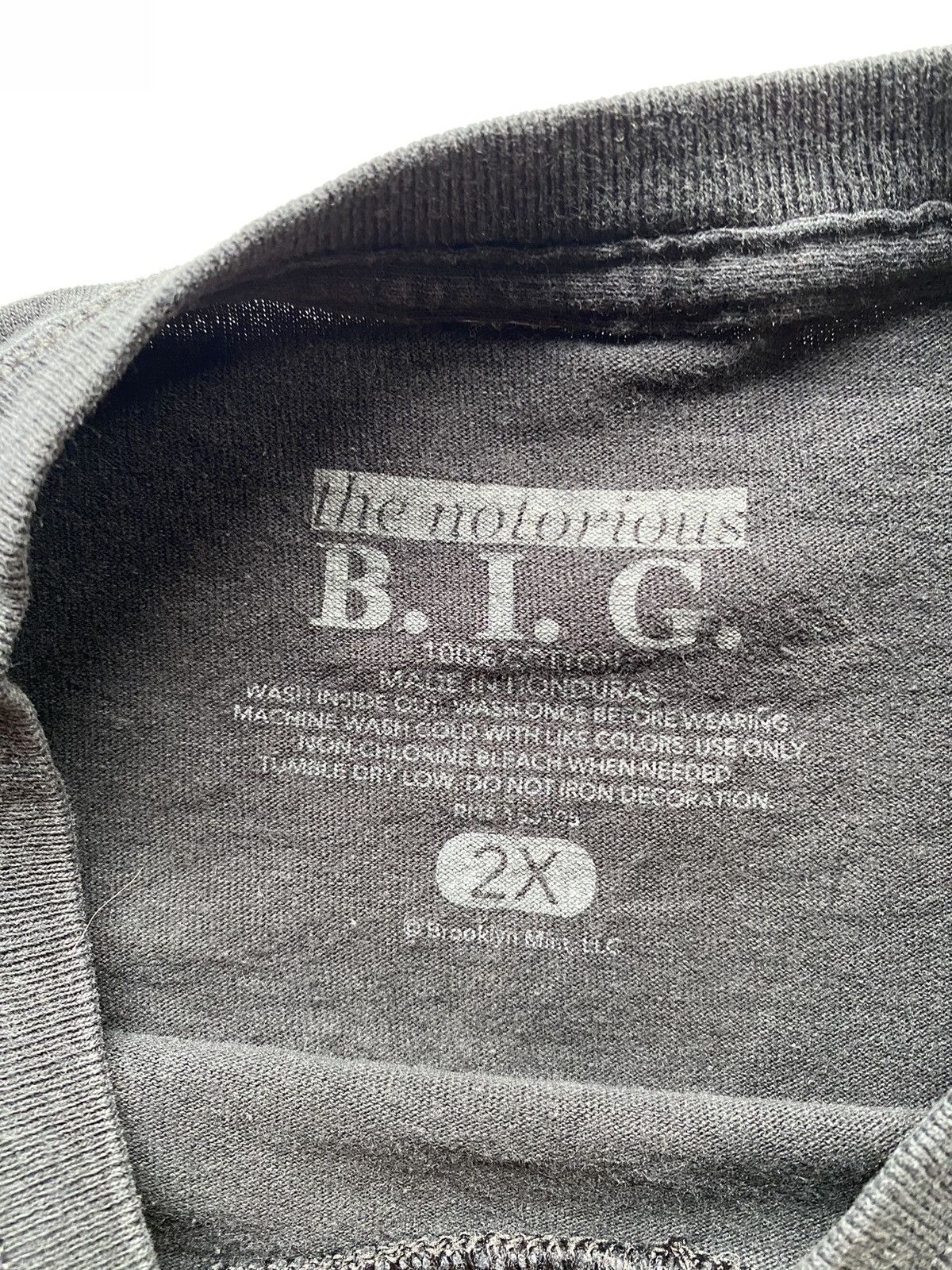 Rap Tees BIGGIM SMALLS THE NOTORIOUS Size US XXL / EU 58 / 5 - 3 Thumbnail