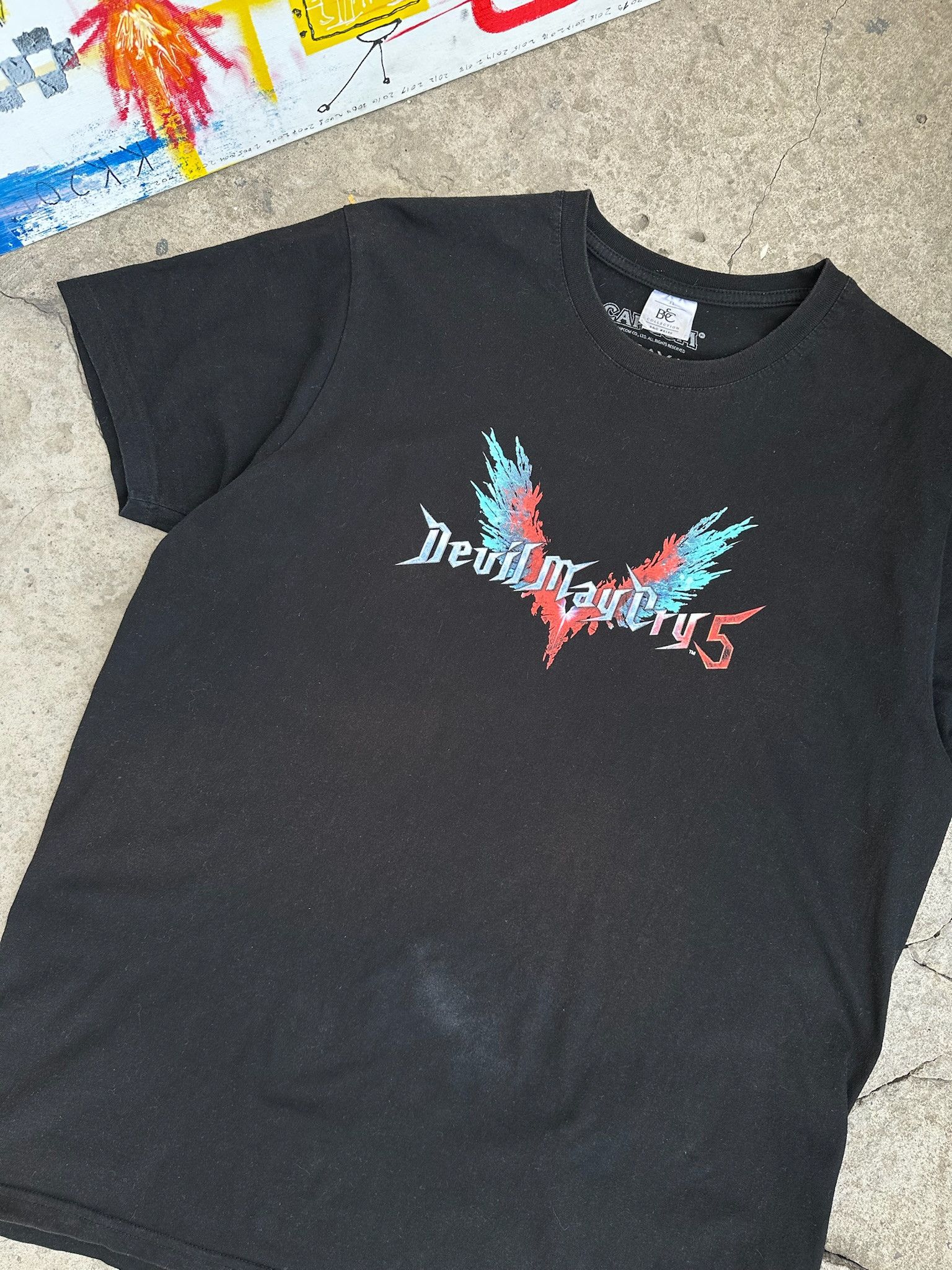Playstation Vintage DEVIL MAY CRY CAPCOM game Tshirt Size US XL / EU 56 / 4 - 6 Thumbnail