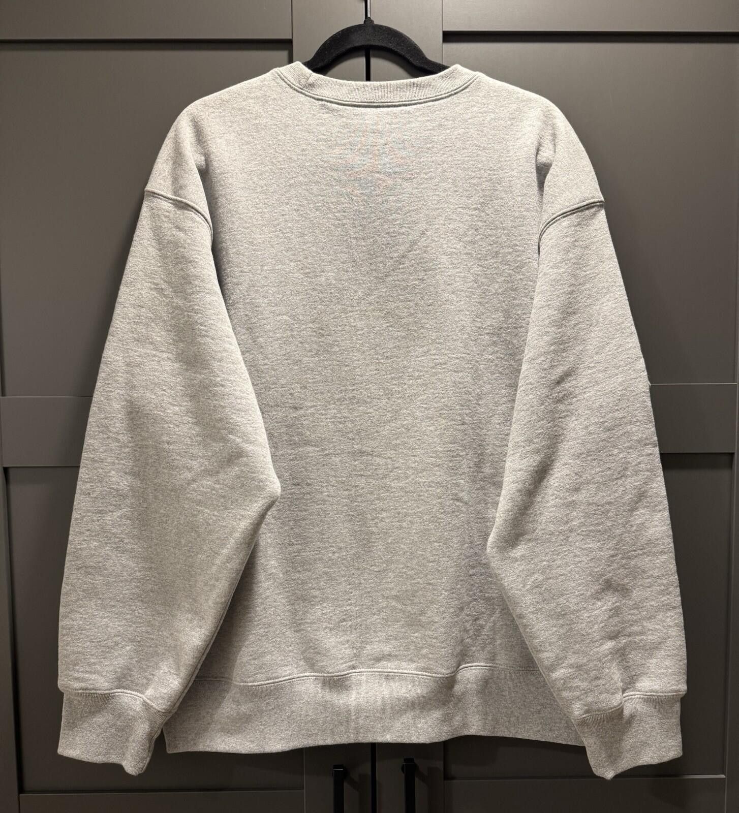 Size L - Supreme Box Logo Crewneck FW22 Gray 100% Authentic