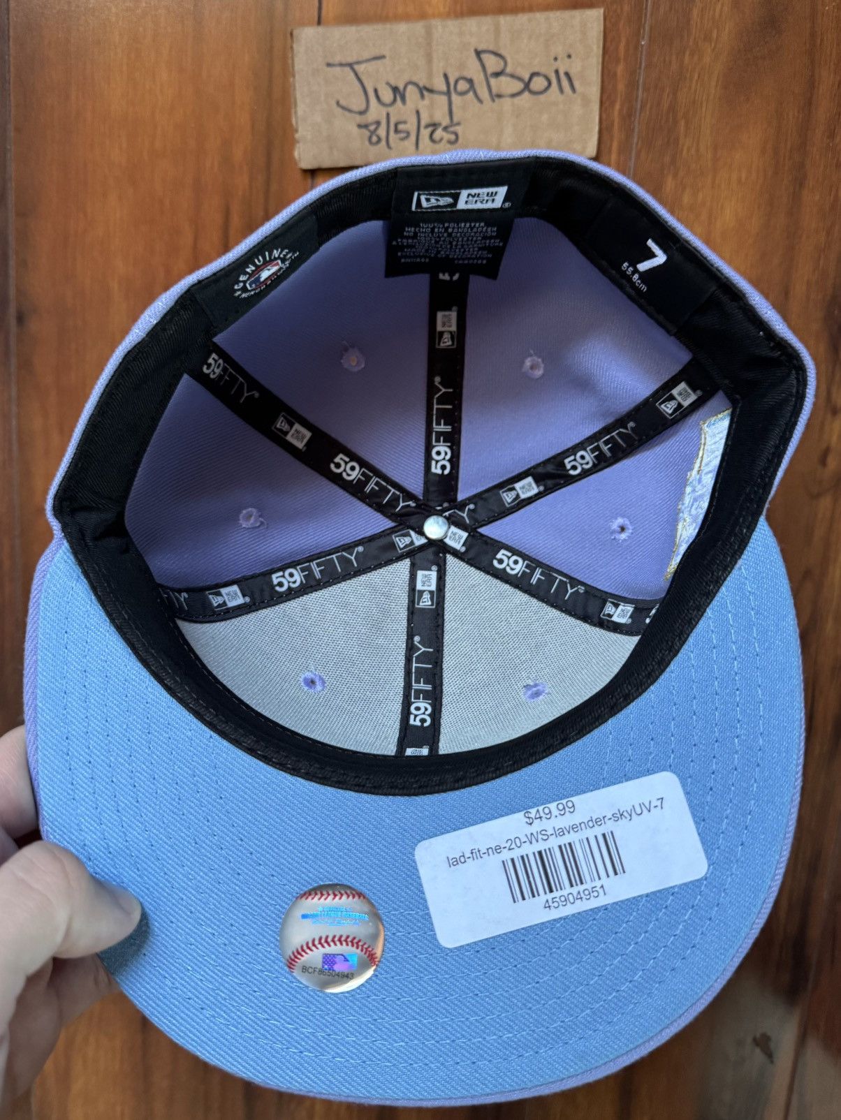Hat Club Size 7 LA Dodgers 2020 World Series Sugar Shack Fitted Hat Size ONE SIZE - 7 Thumbnail