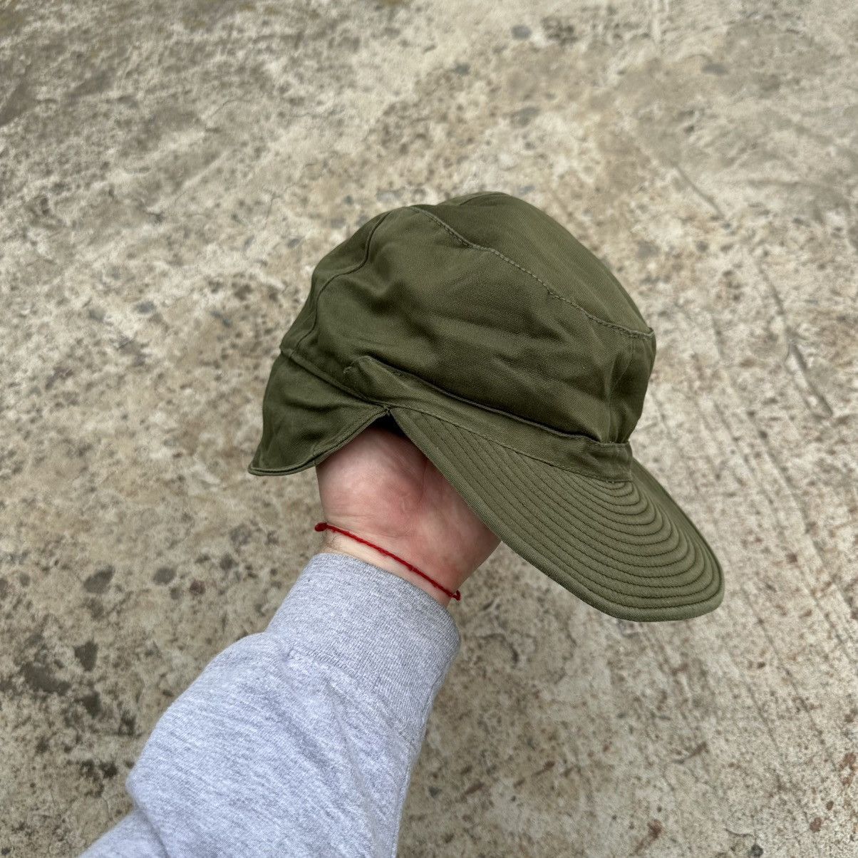 Designer × Japanese Brand Vintage Swedish Army Ear Flap Ear warmer Military Cap Hat 56 Size ONE SIZE - 4 Thumbnail