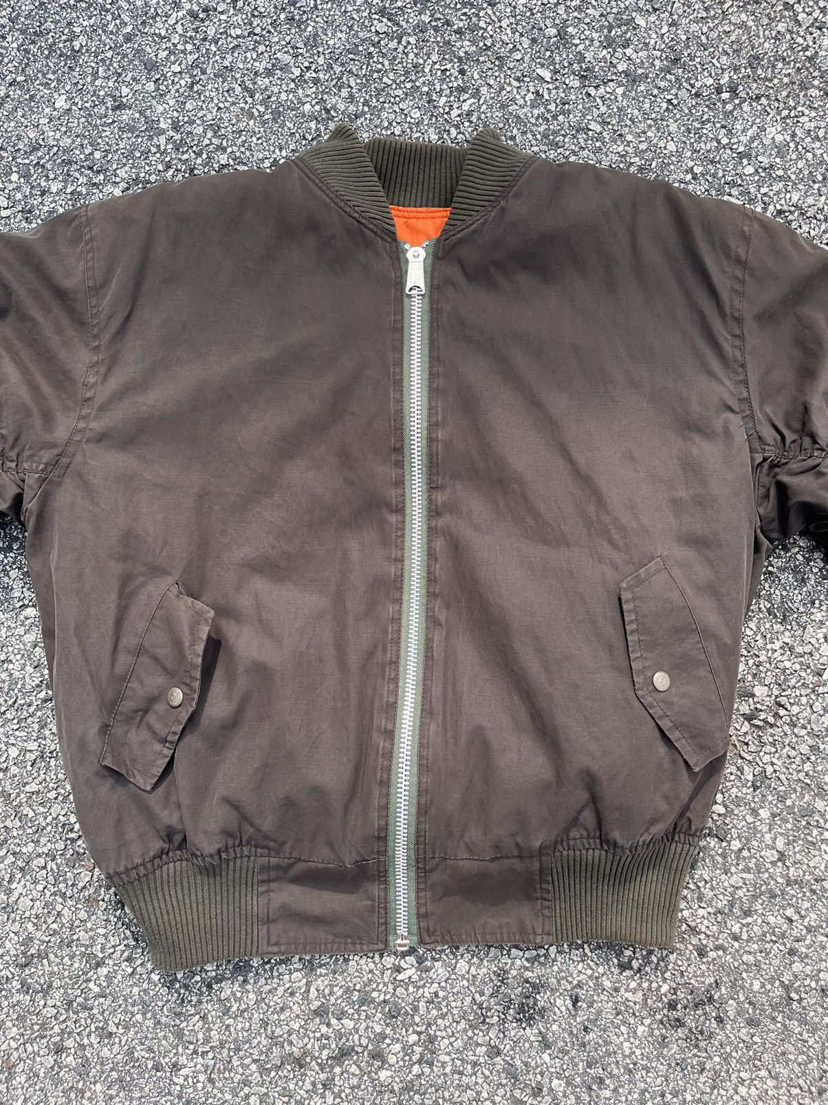Vintage Vintage Military baggy Bomber Jacket Size US XL / EU 56 / 4 - 2 Thumbnail