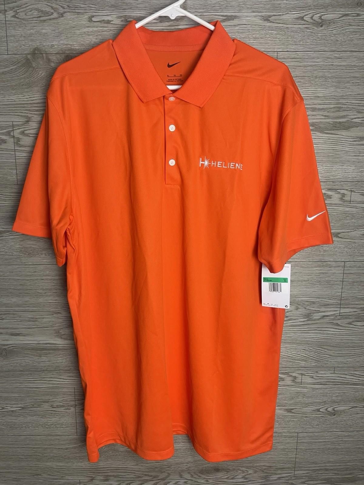Nike Nike Dri Polo Orange NWT Fit XL Golf Work Size US XL / EU 56 / 4 - 1 Thumbnail