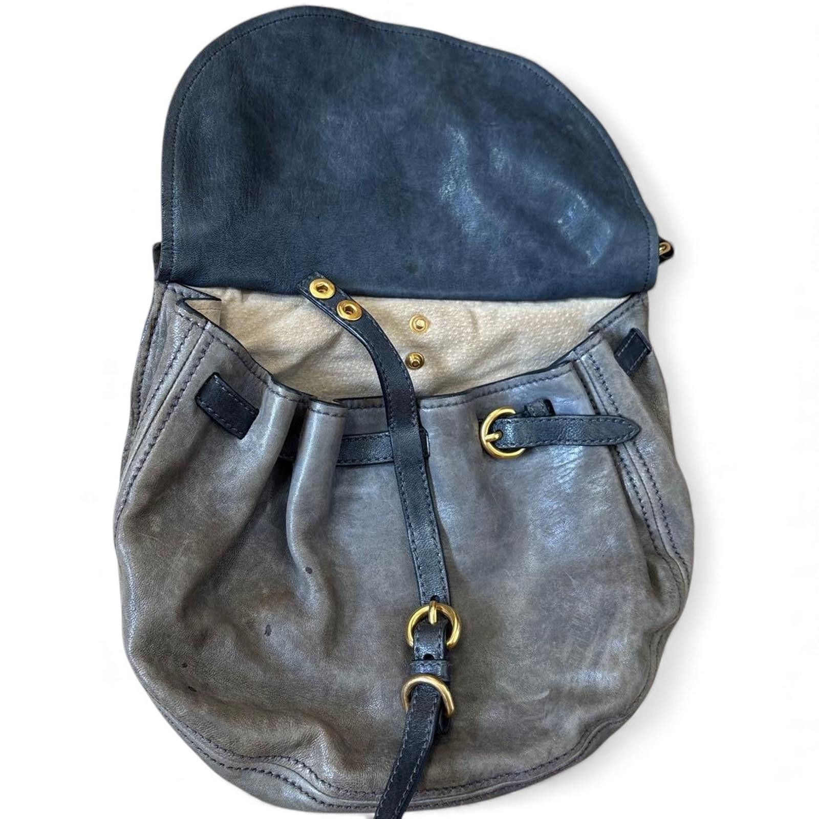 Miu Miu Miu Miu - Two-tone Leather Handbag with Gold-tone Hardware Size ONE SIZE - 3 Thumbnail