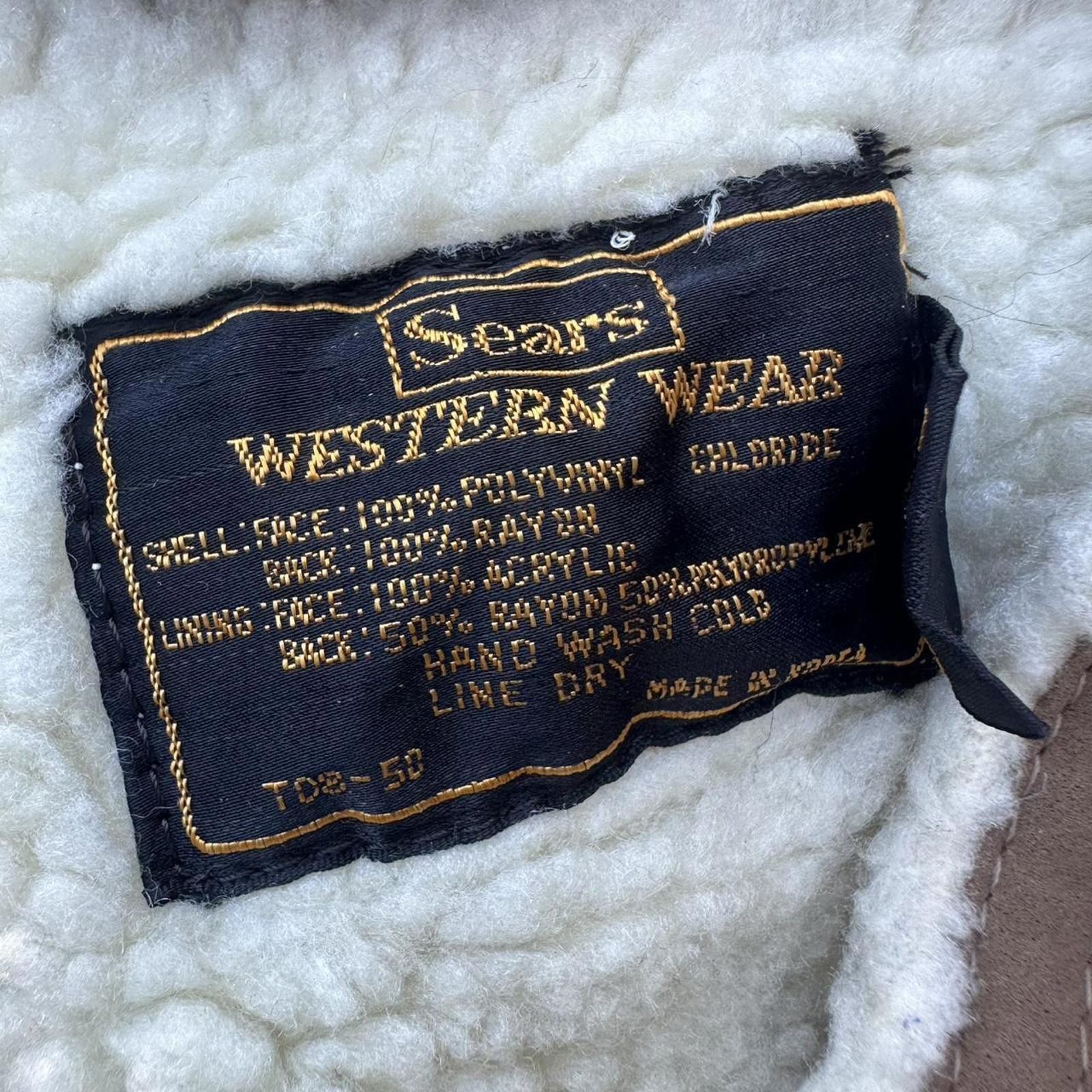 Sears Brown leather vest with fur trim #leatherjacket Size US XL / EU 56 / 4 - 4 Thumbnail