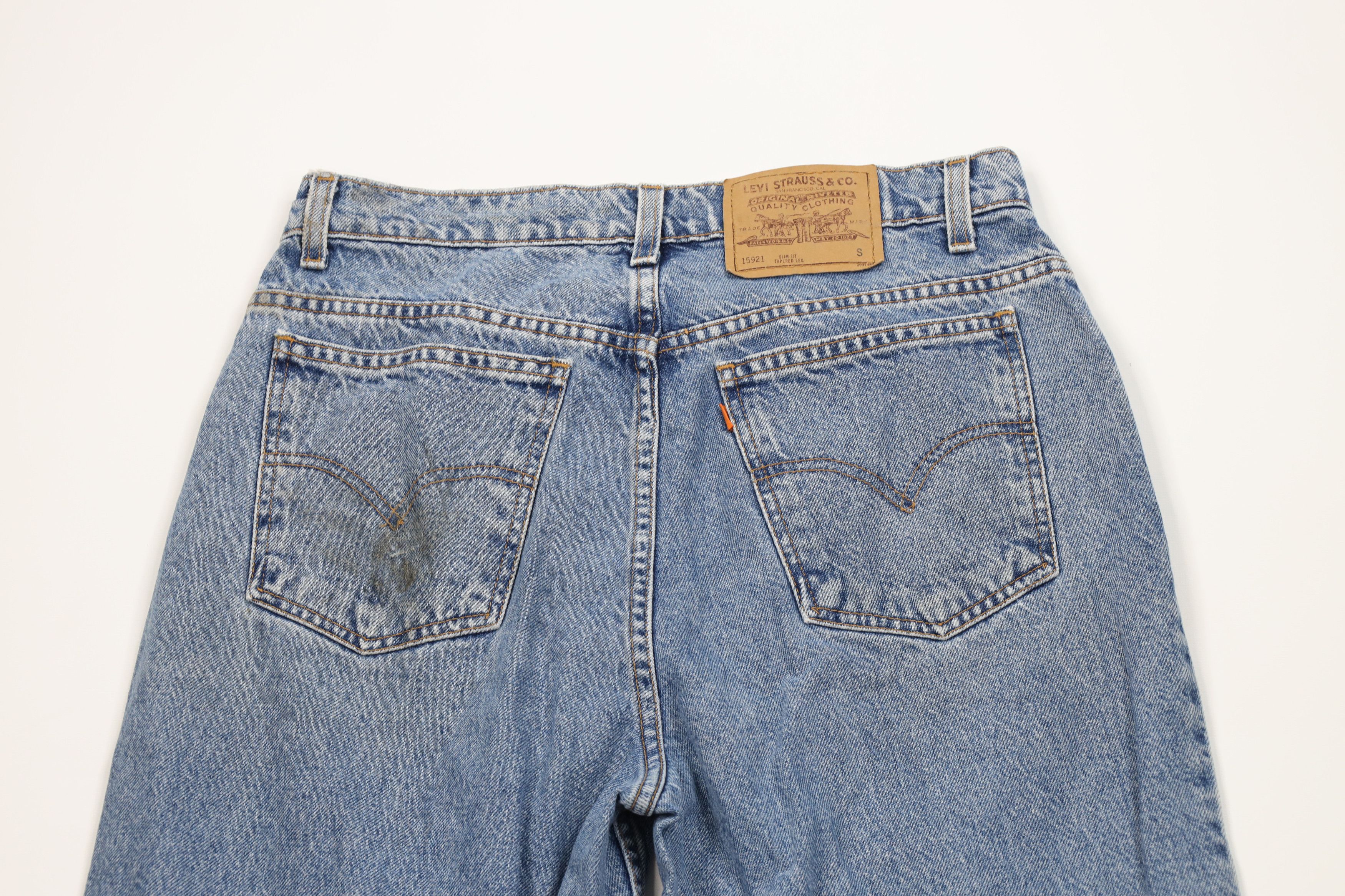 Levi's Vintage 90s Levis 921 Fit Tapered Leg Denim Jeans Blue USA Size 34" / US 12 / IT 48 - 13 Thumbnail