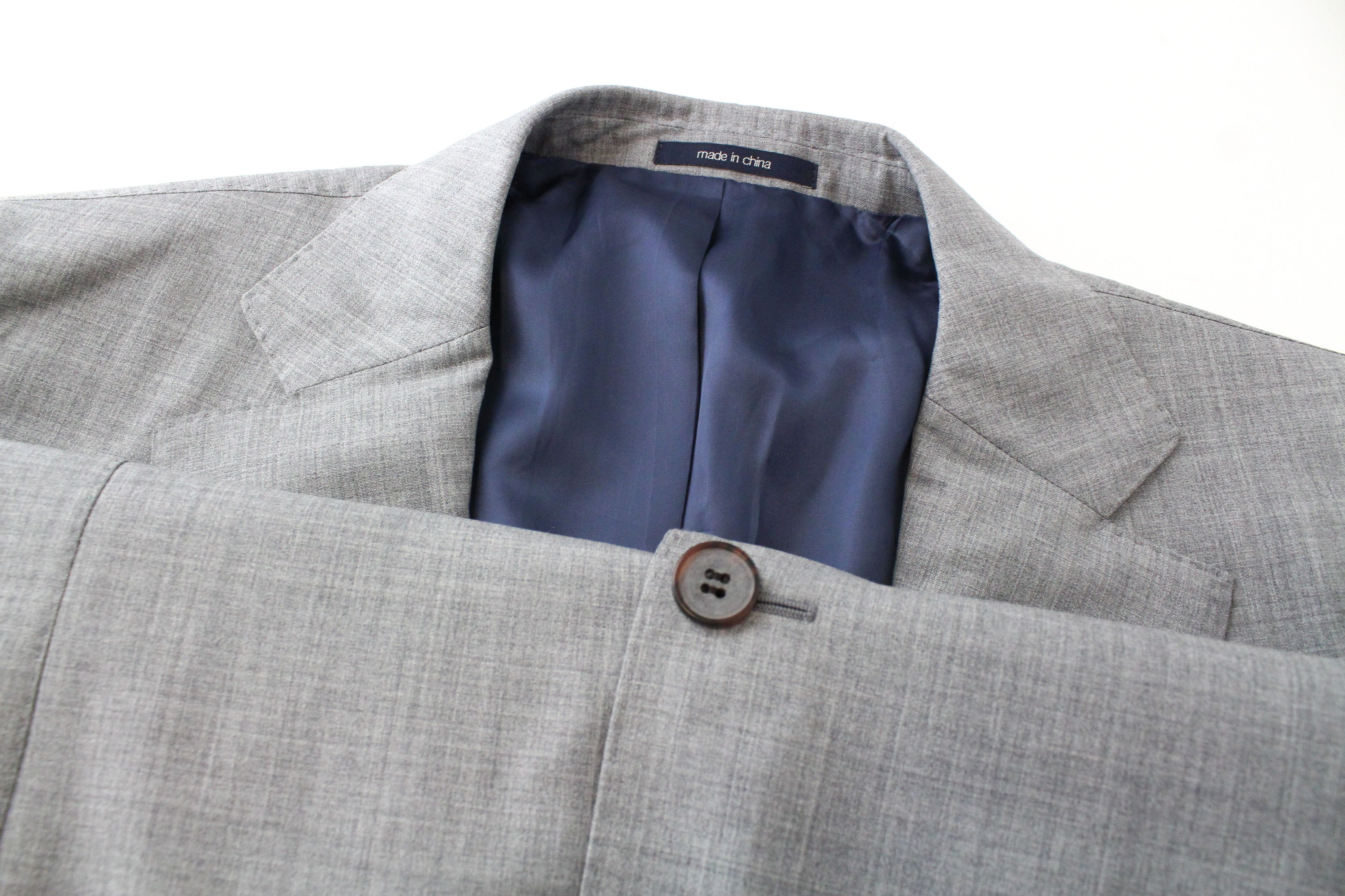 Suitsupply LAZIO UK46S Wool Super 120's Grey Blazer 60217 Size 46S - 3 Thumbnail