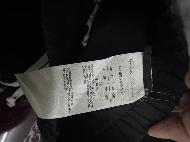 Rick Owens Rick Owens Thin pants Size US 30 / EU 46 - 5 Thumbnail