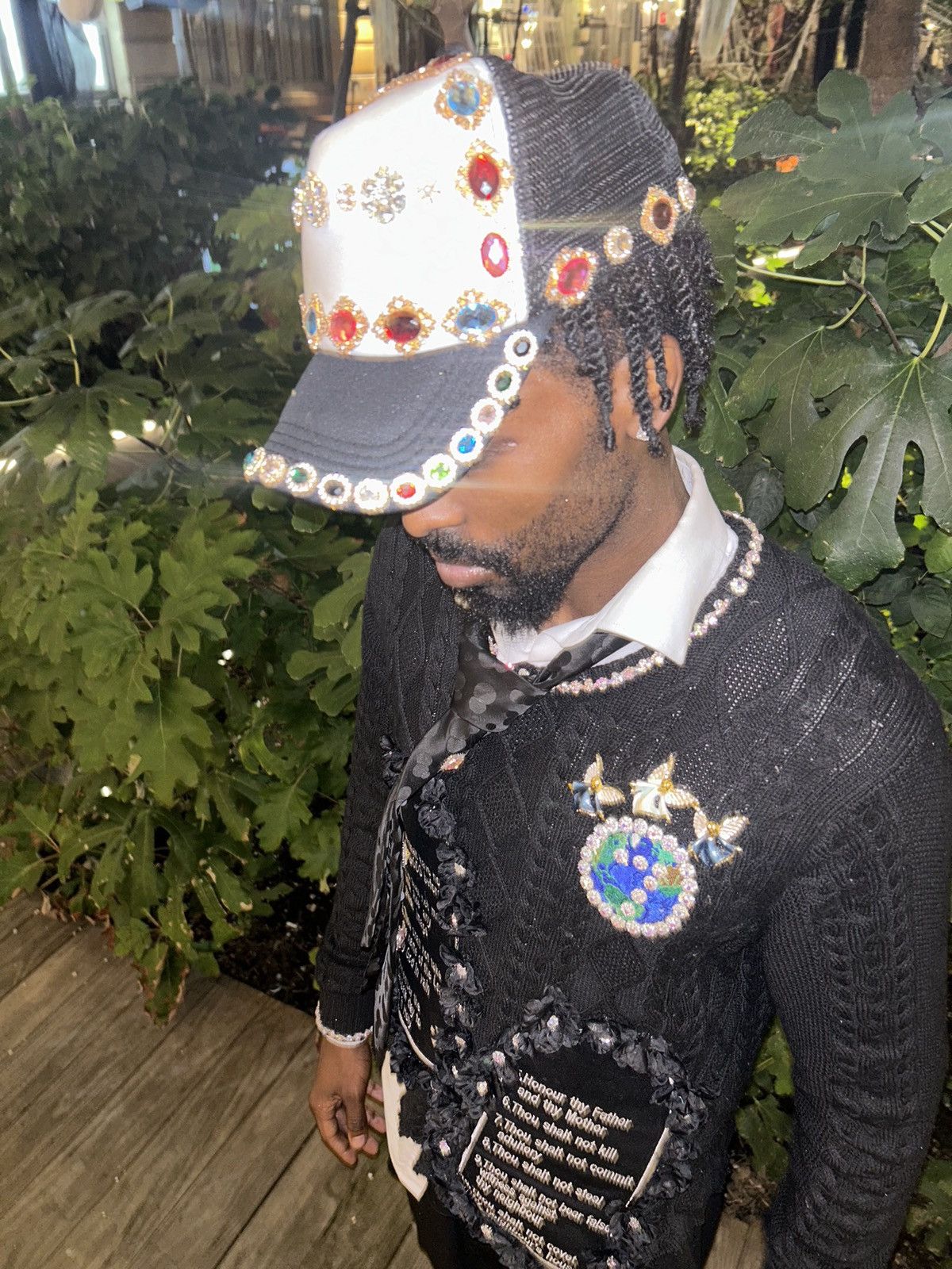 Japanese Brand Jeweled DECALOGUE 💎 Sweater SAMPLE Size US M / EU 48-50 / 2 - 5 Thumbnail