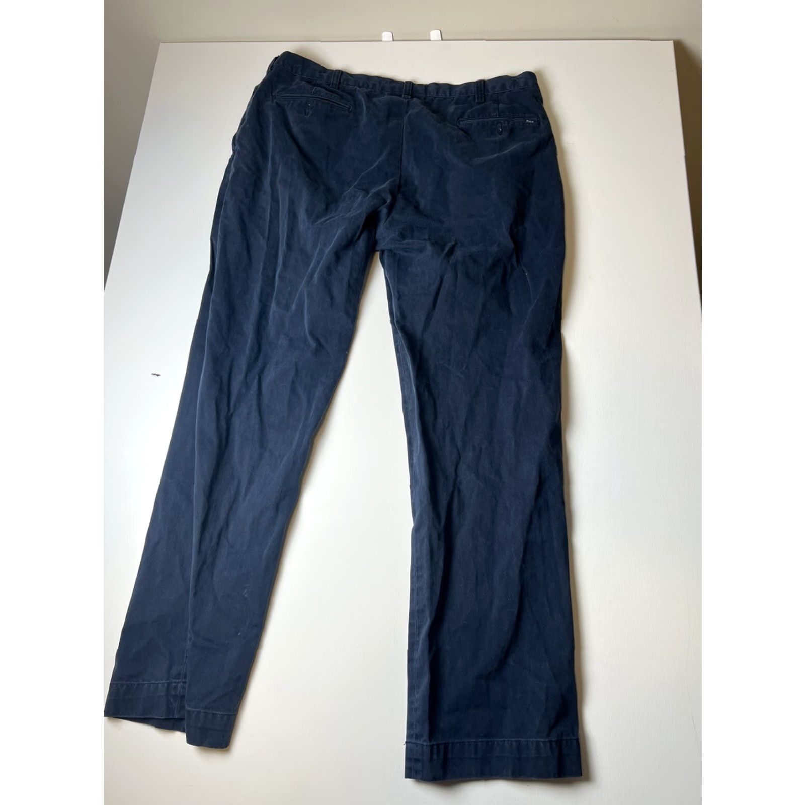Polo Ralph Lauren Polo Ralph Lauren Classic Fit Pants Men 38x32 Chino Straight Navy Blue Cotton Zip Button Logo Pockets Vintage: No Size US M / EU 48-50 / 2 - 6 Thumbnail