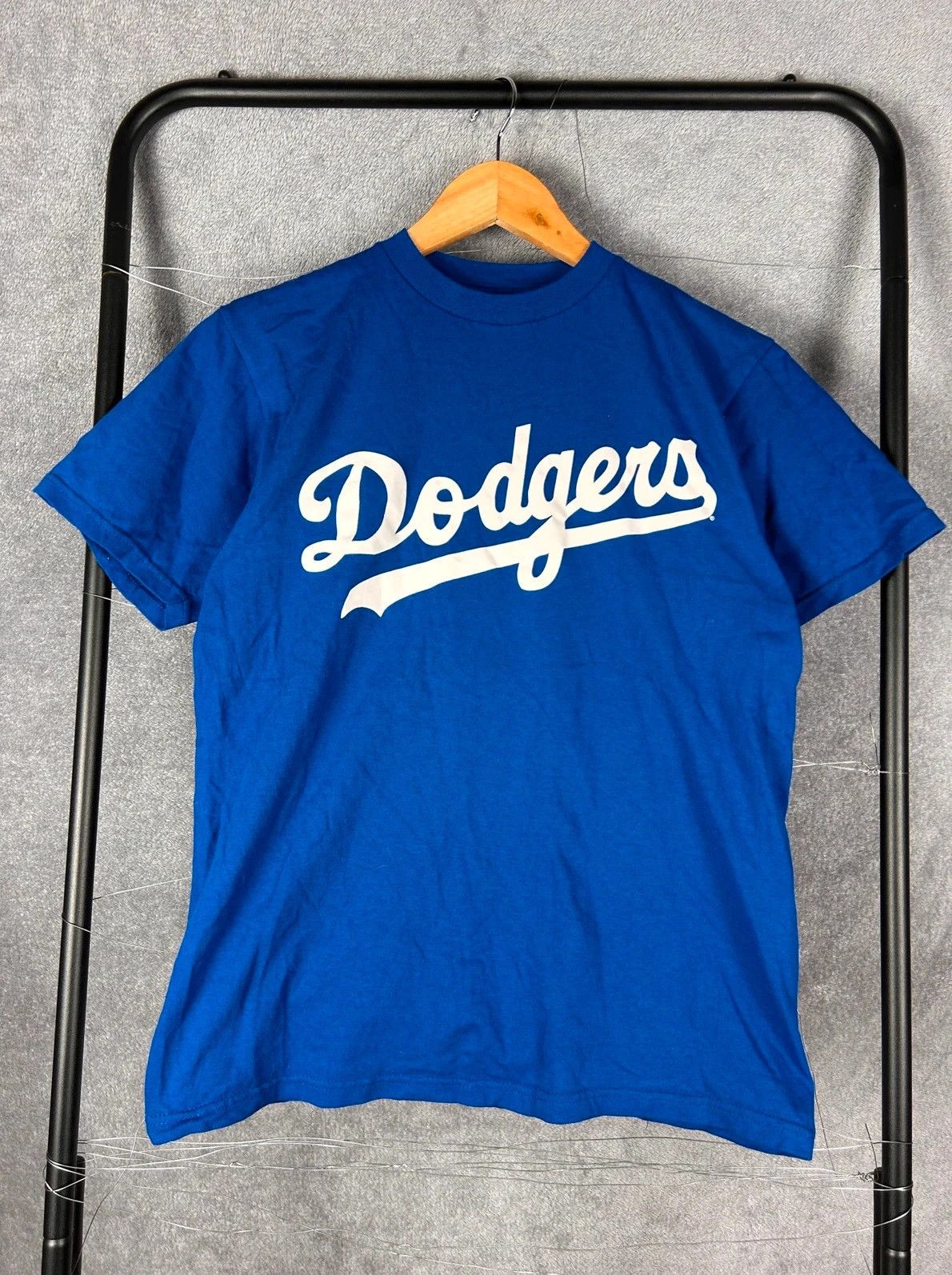 Majestic Tshirt Majestic Dodgers blue spellout USA sportswear Size US L / EU 52-54 / 3 - 1 Thumbnail
