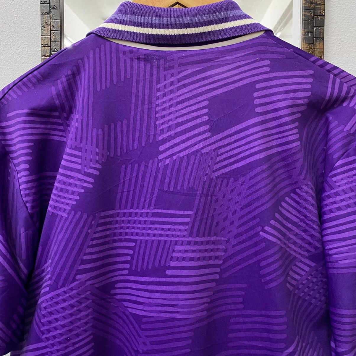 Lotto Sport Vintage 92/93 FIORENTINA CF 7up Home Kit Lotto Jersey Size US M / EU 48-50 / 2 - 8 Thumbnail
