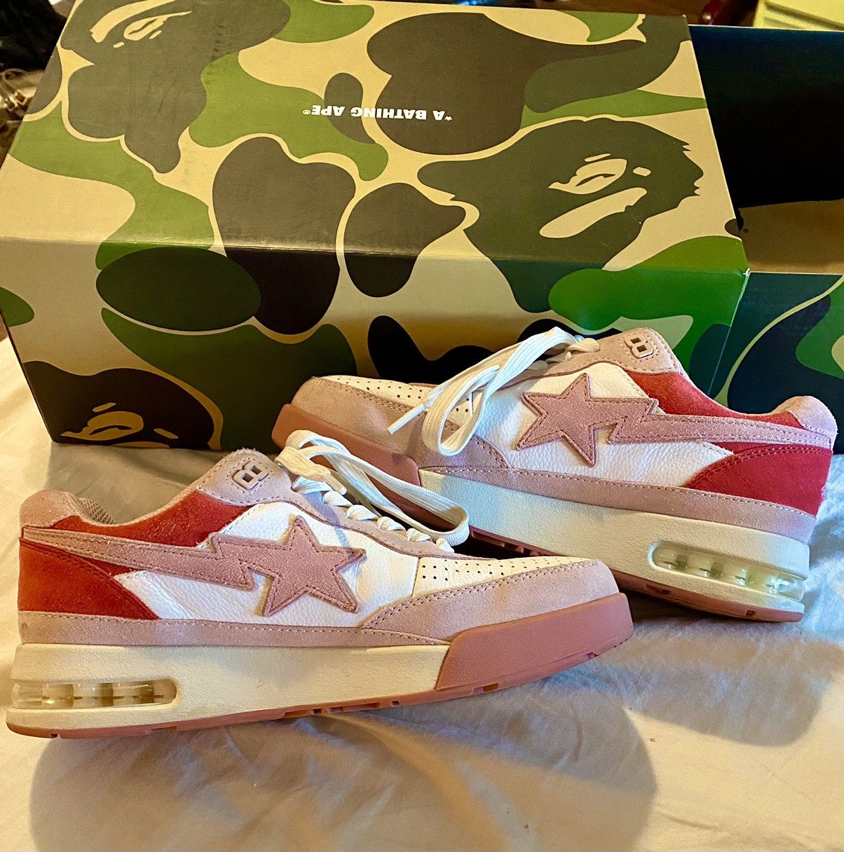 Bape Pink Bape Roadstas Size US 6 / EU 39 - 7 Thumbnail