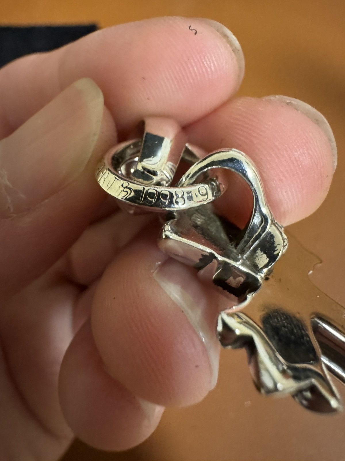 Chrome Hearts Brand New Chrome Hearts Double Cross Pendant With Bale Size ONE SIZE - 7 Thumbnail