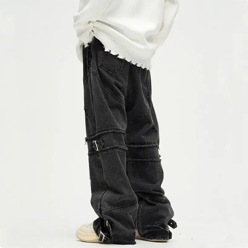 Jean Black loose-fit workwear jeans Size US 34 / EU 50 - 3 Thumbnail