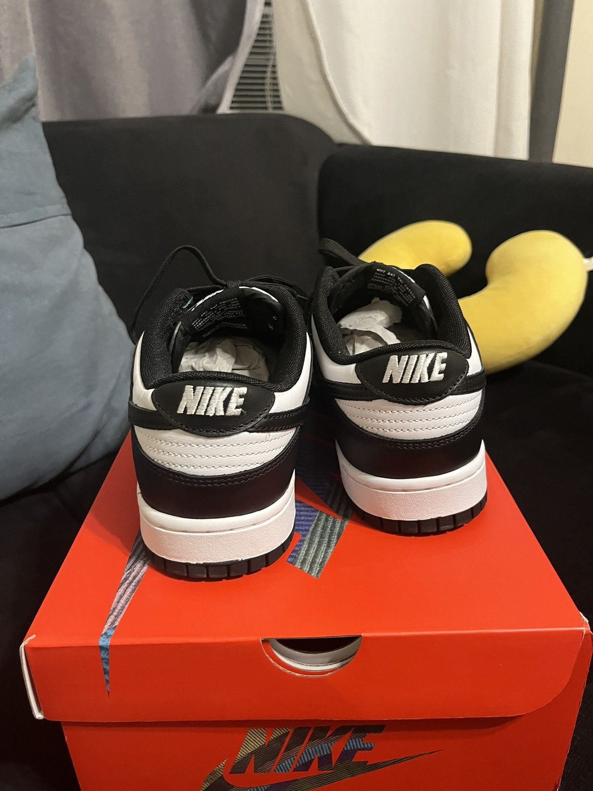 Nike Nike Dunk Low Retro - White Panda Size US 9 / EU 42 - 3 Thumbnail