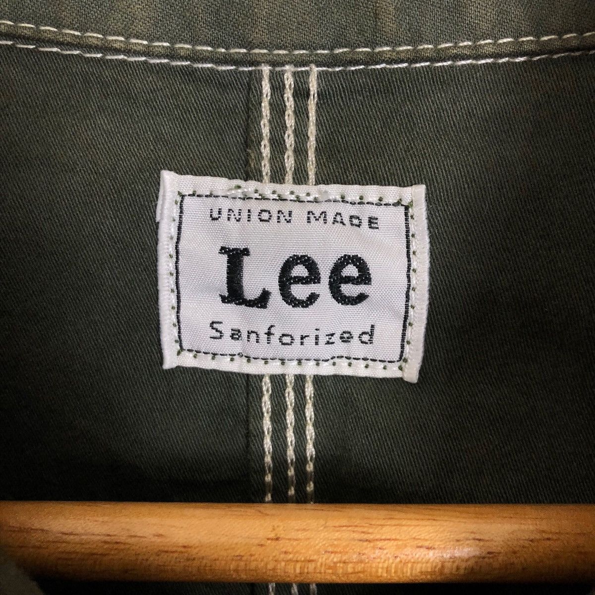 Lee Vintage 90s LEE Union Made Sanforized Button Up Shirt Size US M / EU 48-50 / 2 - 7 Thumbnail
