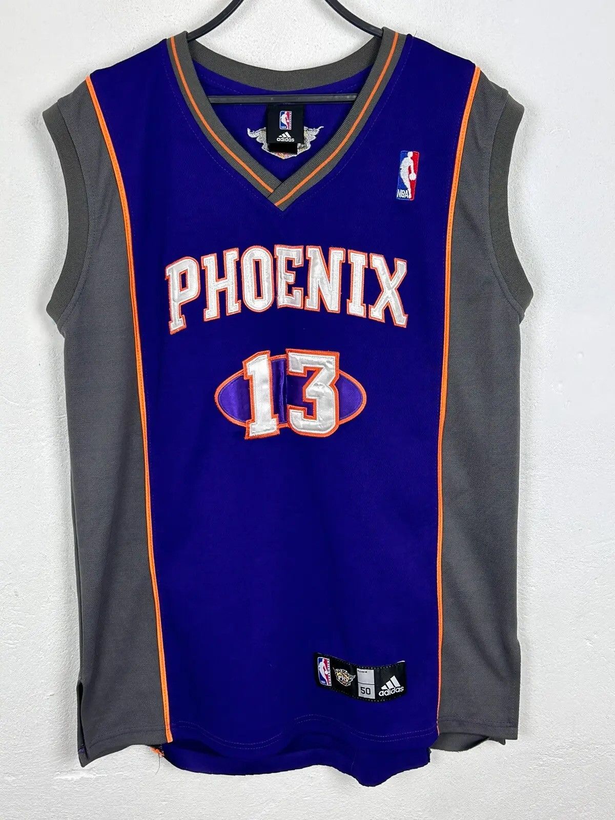 Adidas 00s Vintage Adidas NBA Phoenix Suns #13 Steve Nash Jersey Size US M / EU 48-50 / 2 - 1 Thumbnail