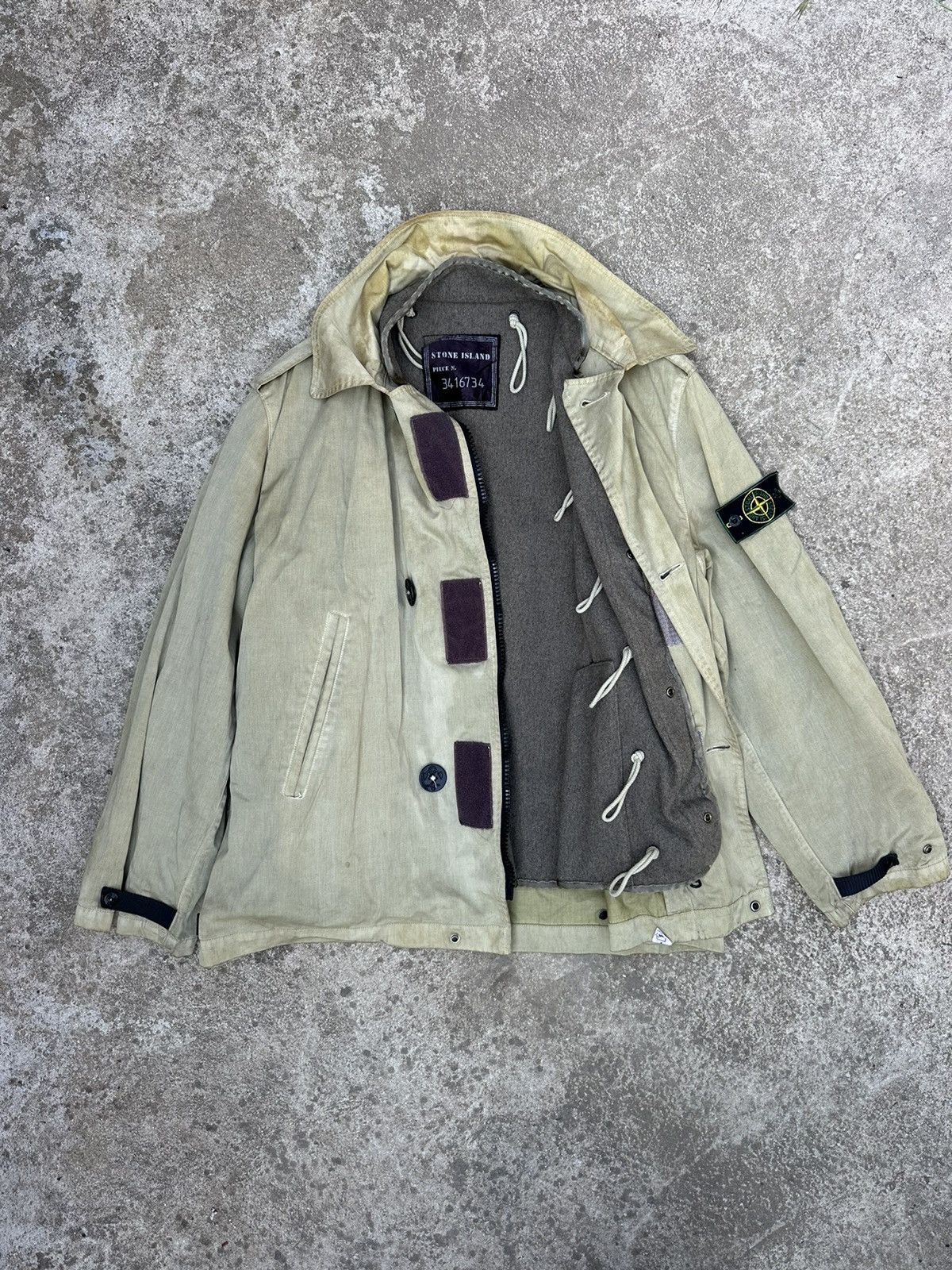 Stone Island × Vintage Stone Island Jacket Vintage 1992 Raso